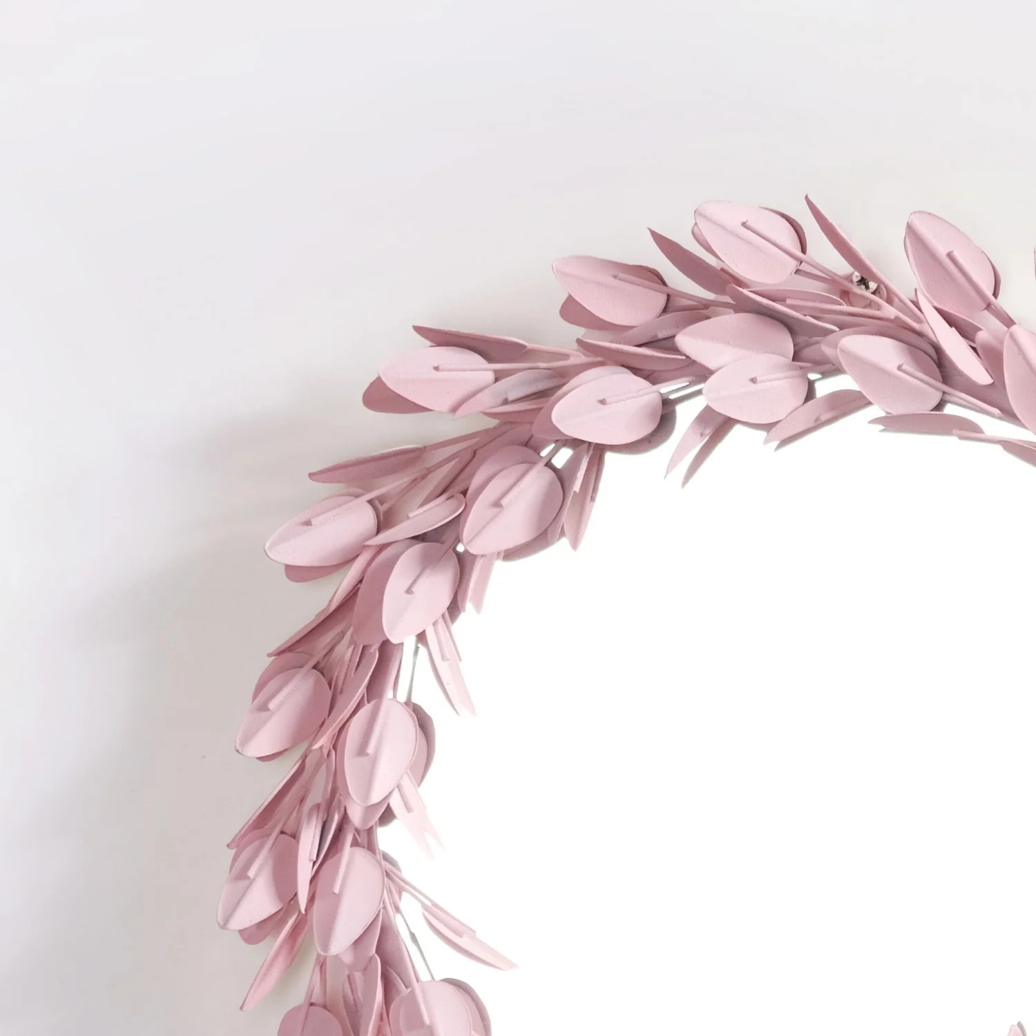 Bloom Metal Leaf Wall Mirror 13 Inch - Image 6