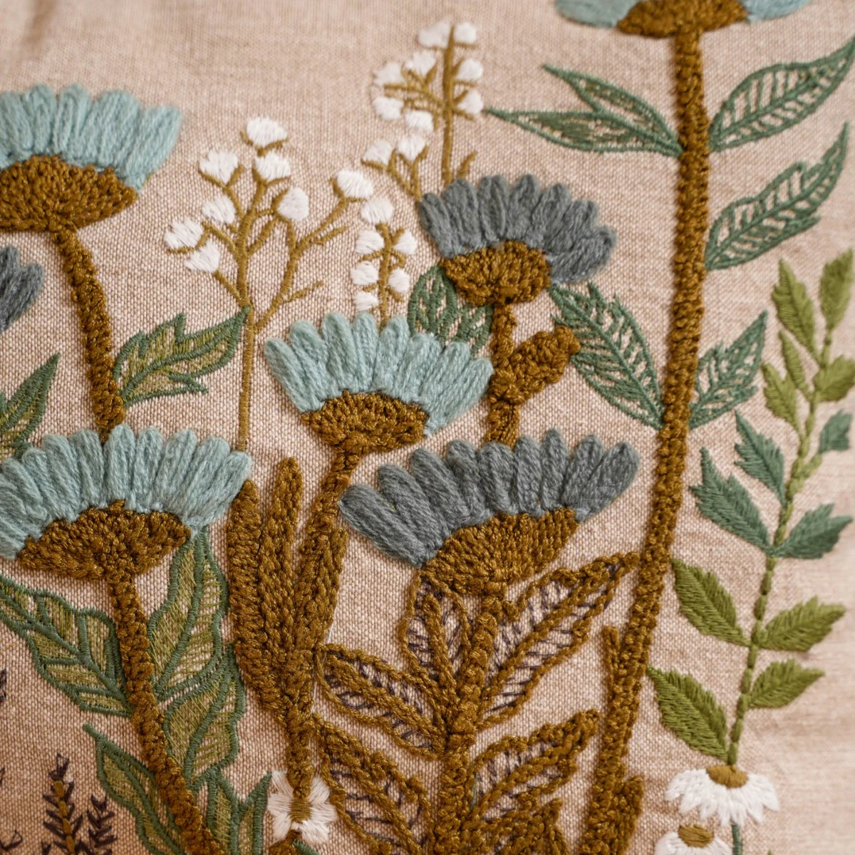 Blossom Delight Throw Cushion Cover 20x12 Inch - Image 3