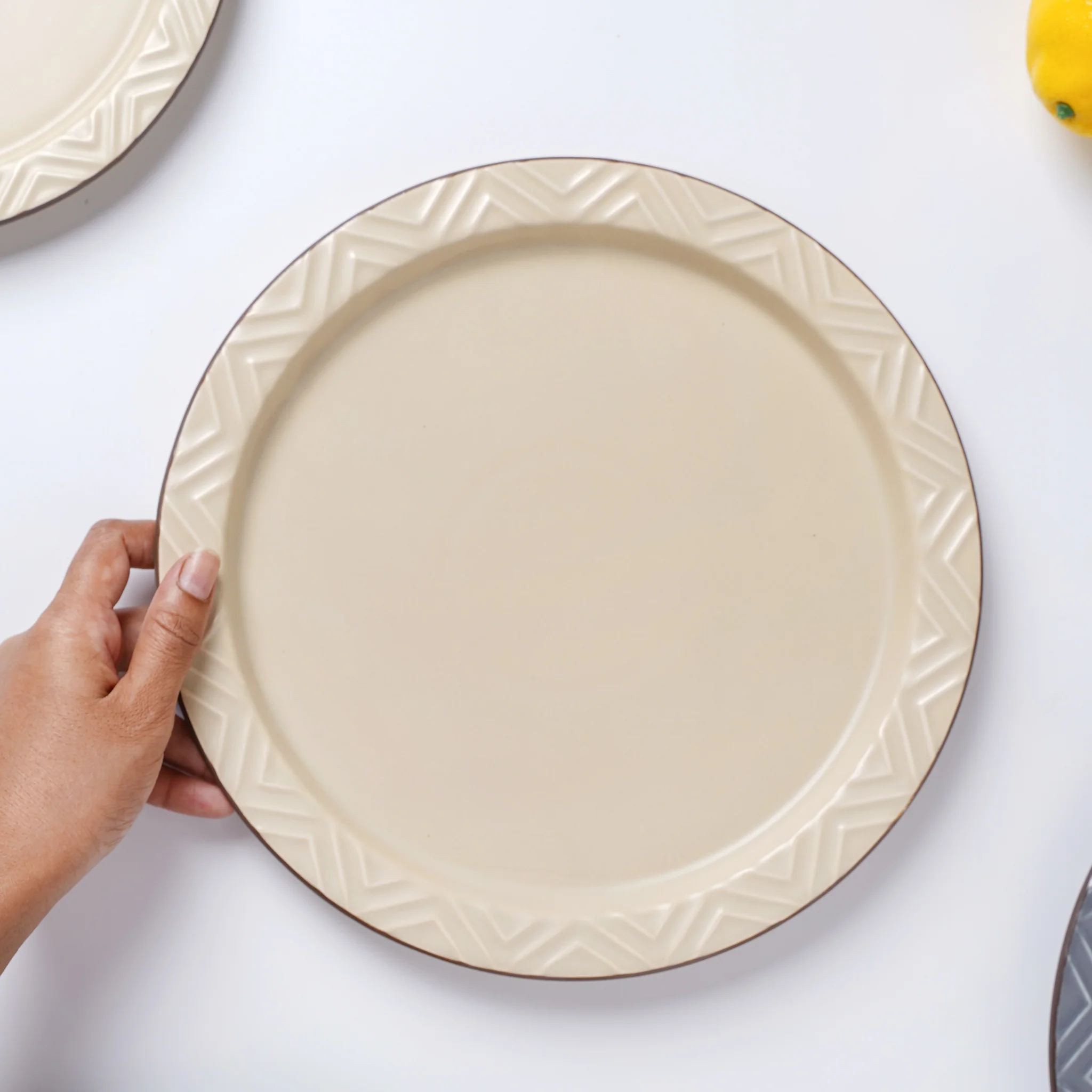 Coloured Dinner Plate - Image 3