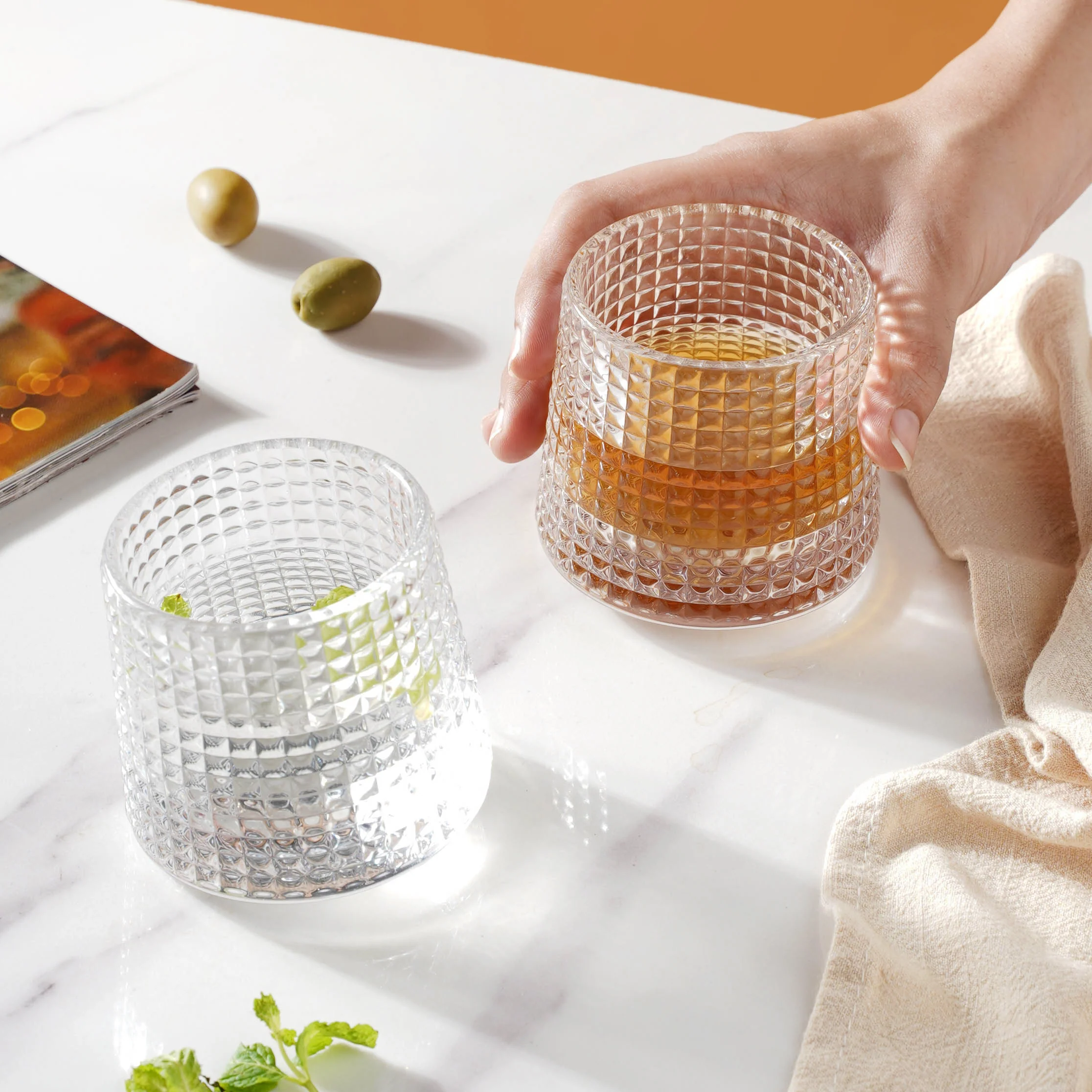 Contemporary Drinking Glass Set of 2 - Image 3
