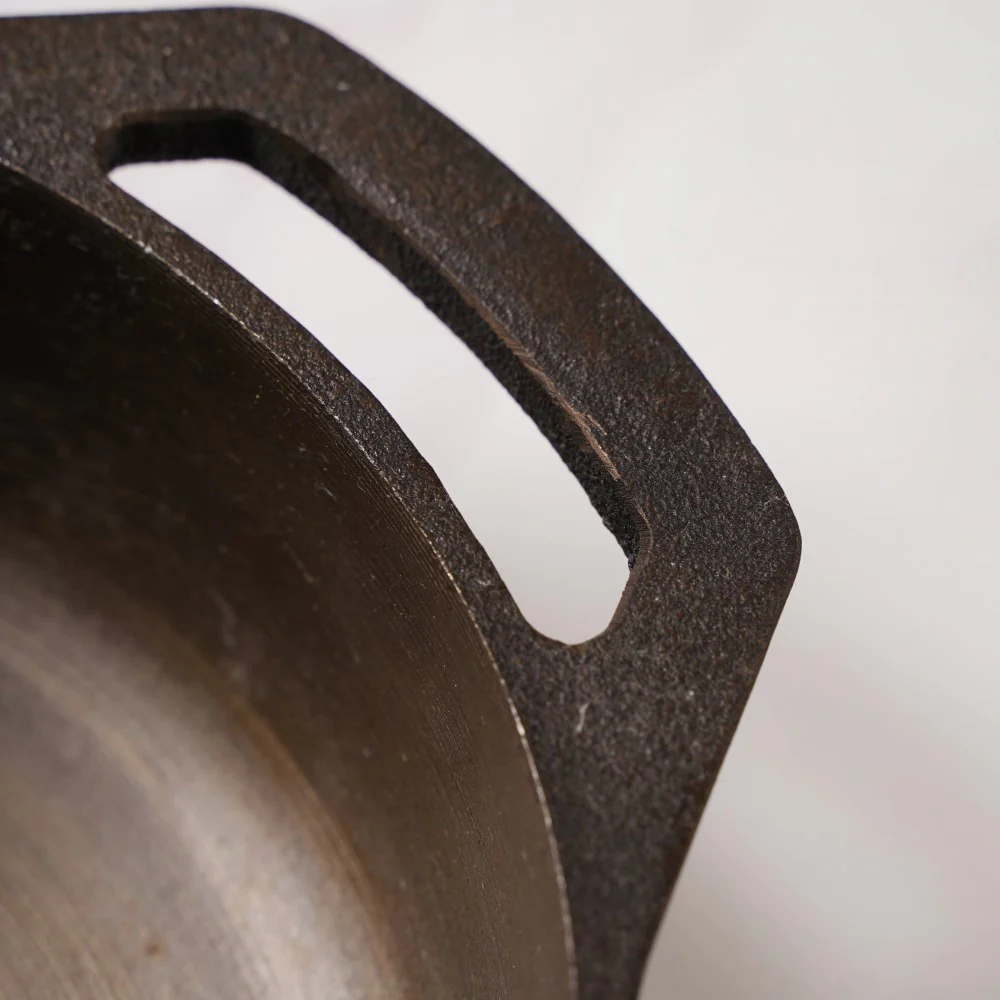 Empress Cast Iron Ultra Smooth Flat Base Kadai 9 Inch - Image 3