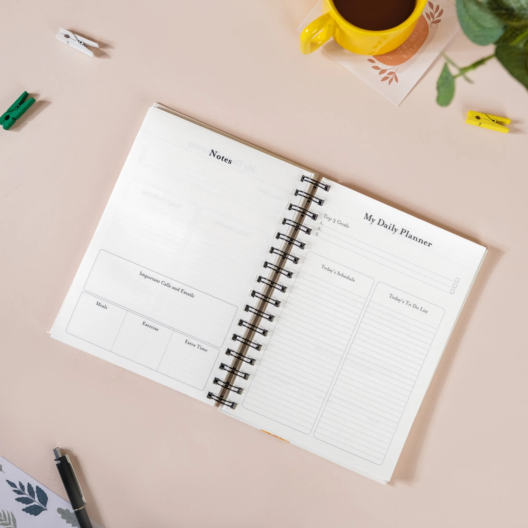 Floral Undated Planner & Notepad Set - Image 3