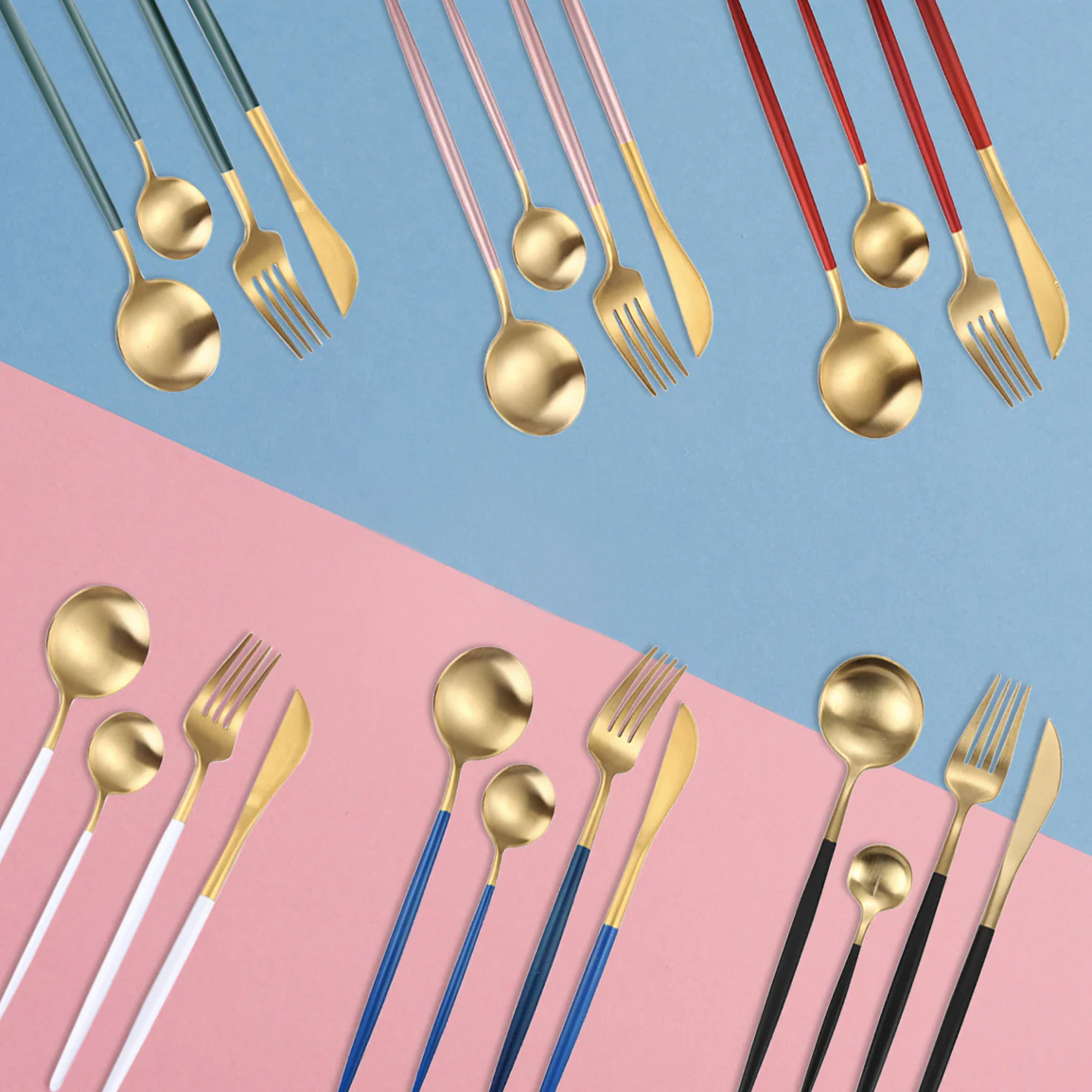 Golden Flatware Set - Image 4