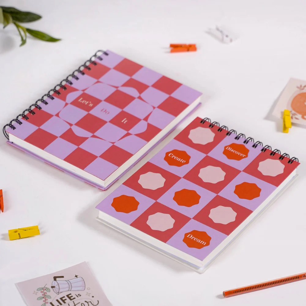 Hardbound Spiral Planner & Notepad Set - Image 10