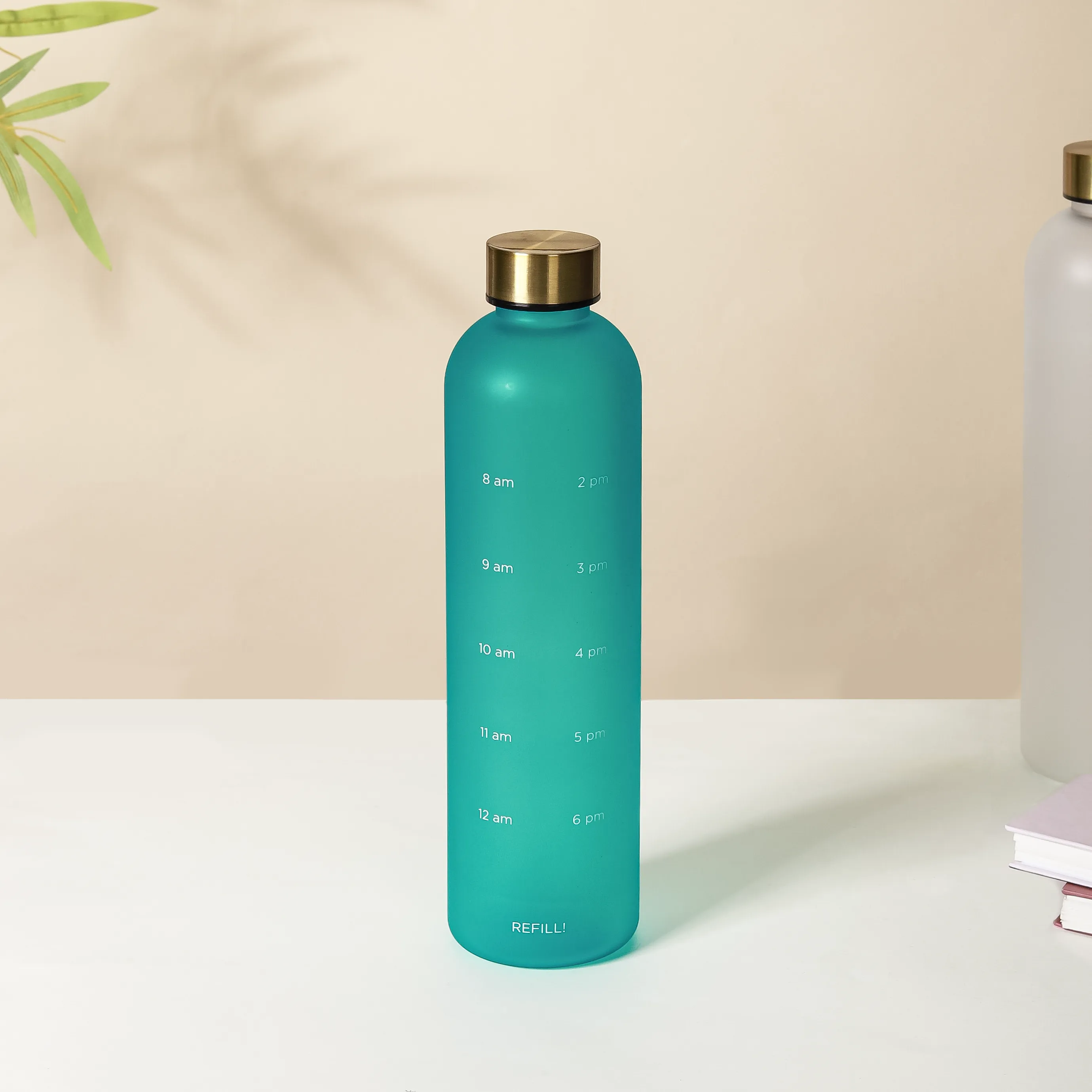 Hydration Water Bottle Teal 1L Set Of 2 - Image 4