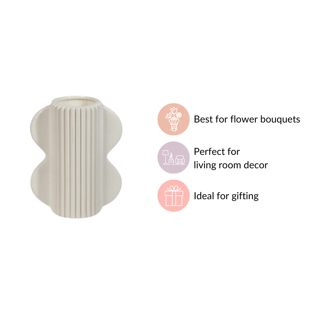 Mod Ceramic Vase With Ears - Image 6