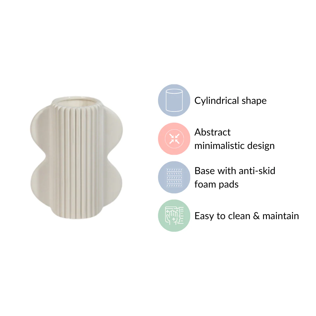 Mod Ceramic Vase With Ears - Image 7