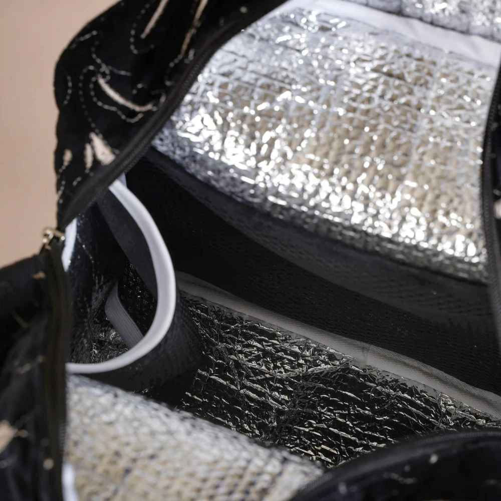 Thermal Insulated Lunch Bag Black - Image 10