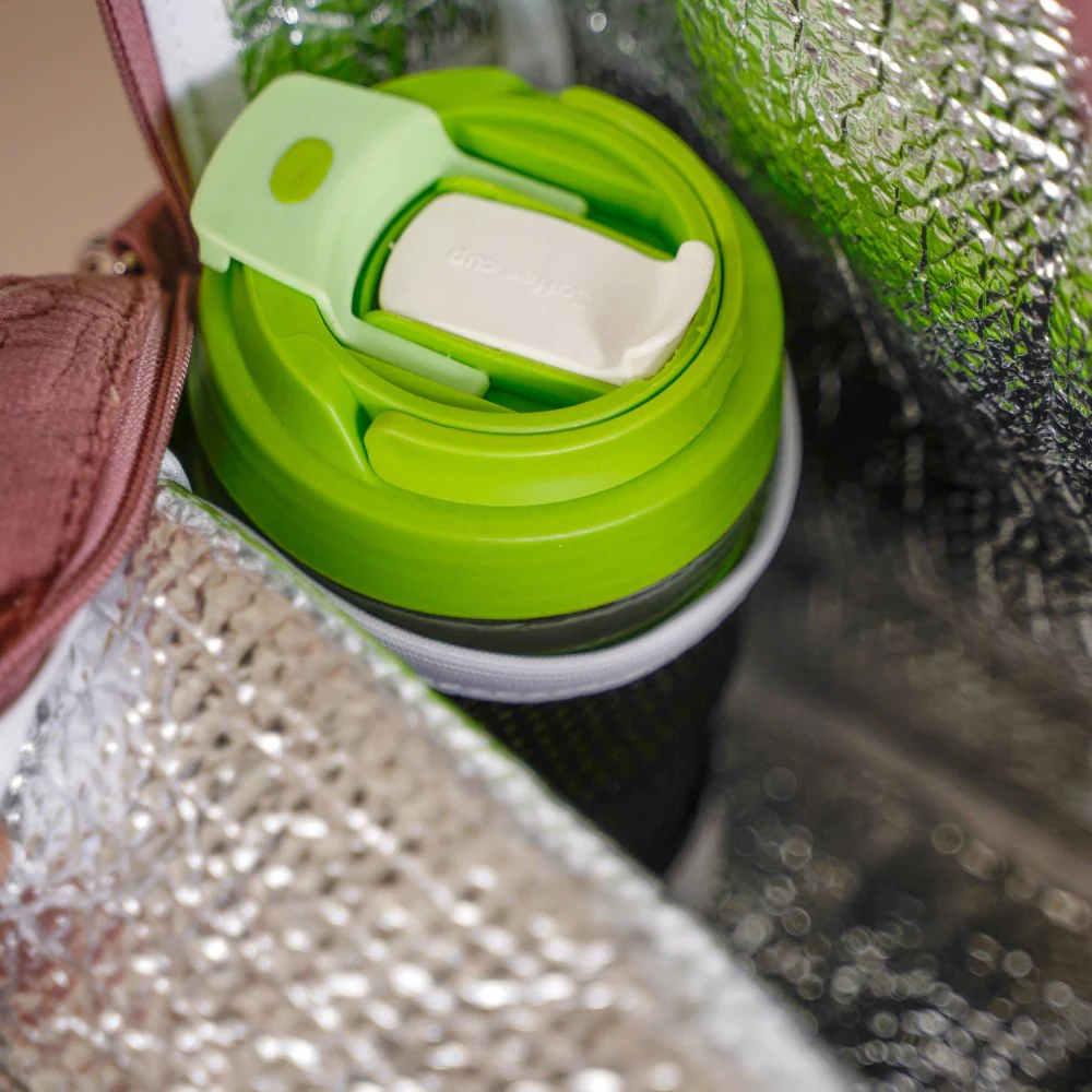 Thermal Lunch Bag For Office Pink - Image 9