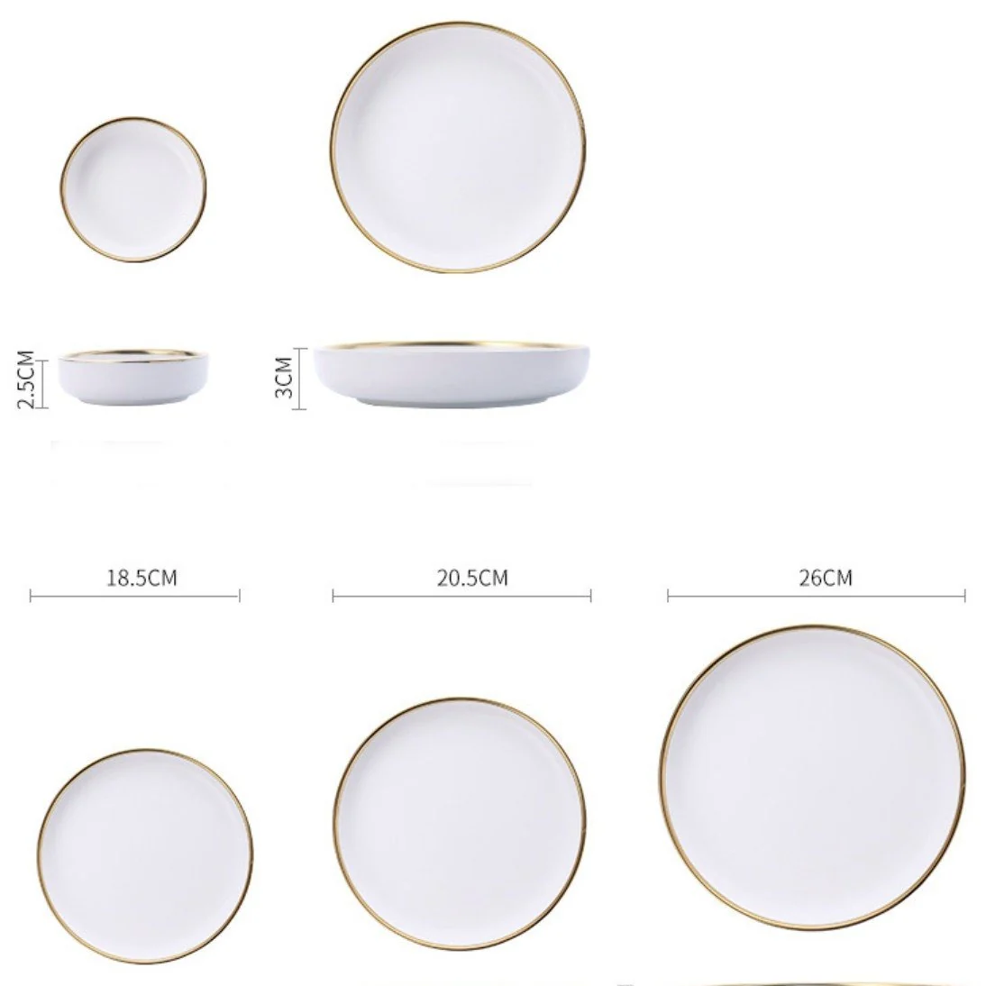 VERA White Plates - Image 15