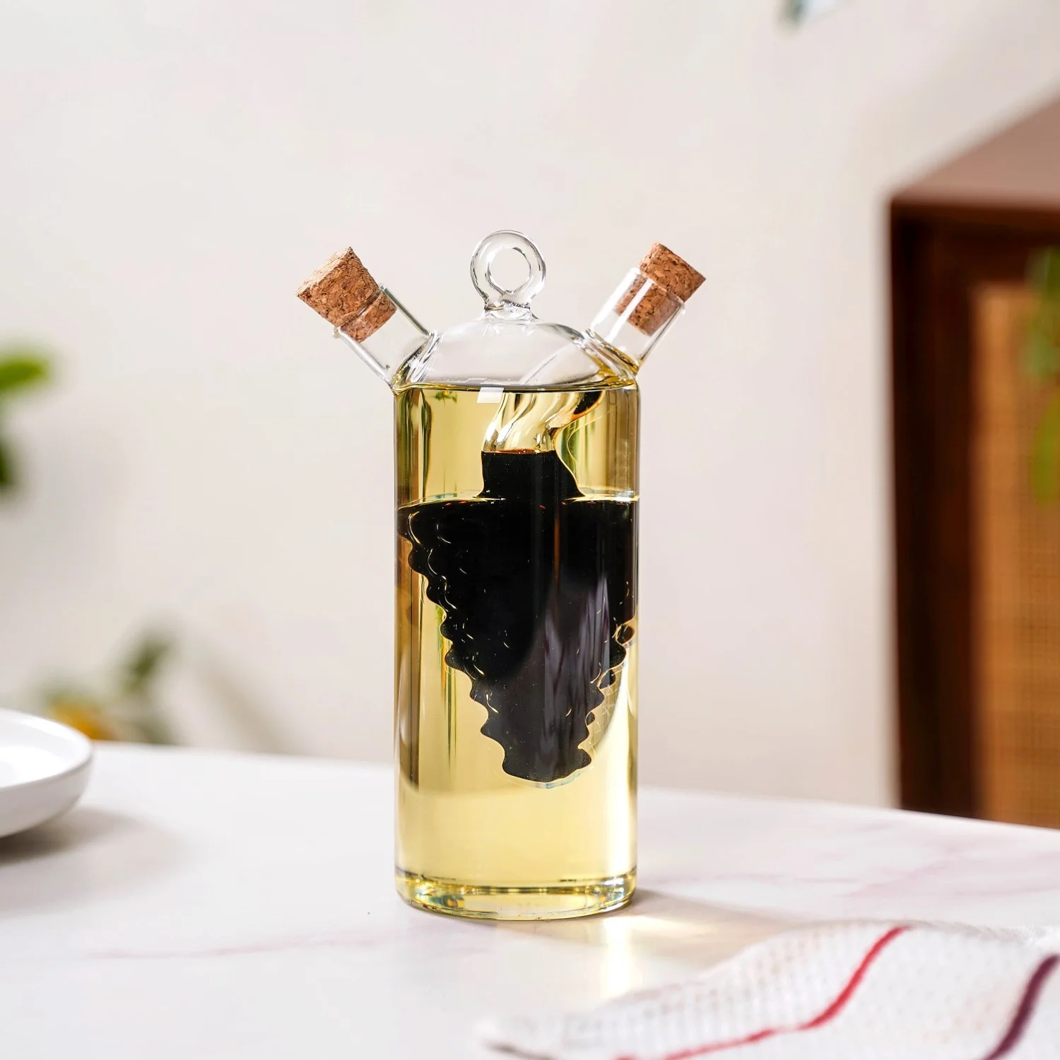 2 In 1 Glass Oil Dispenser - Image 10