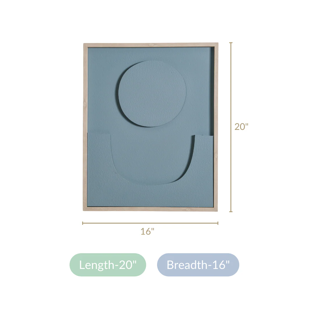 3D Framed Artwork For Accent Wall Decor 20x16 Inch - Image 6