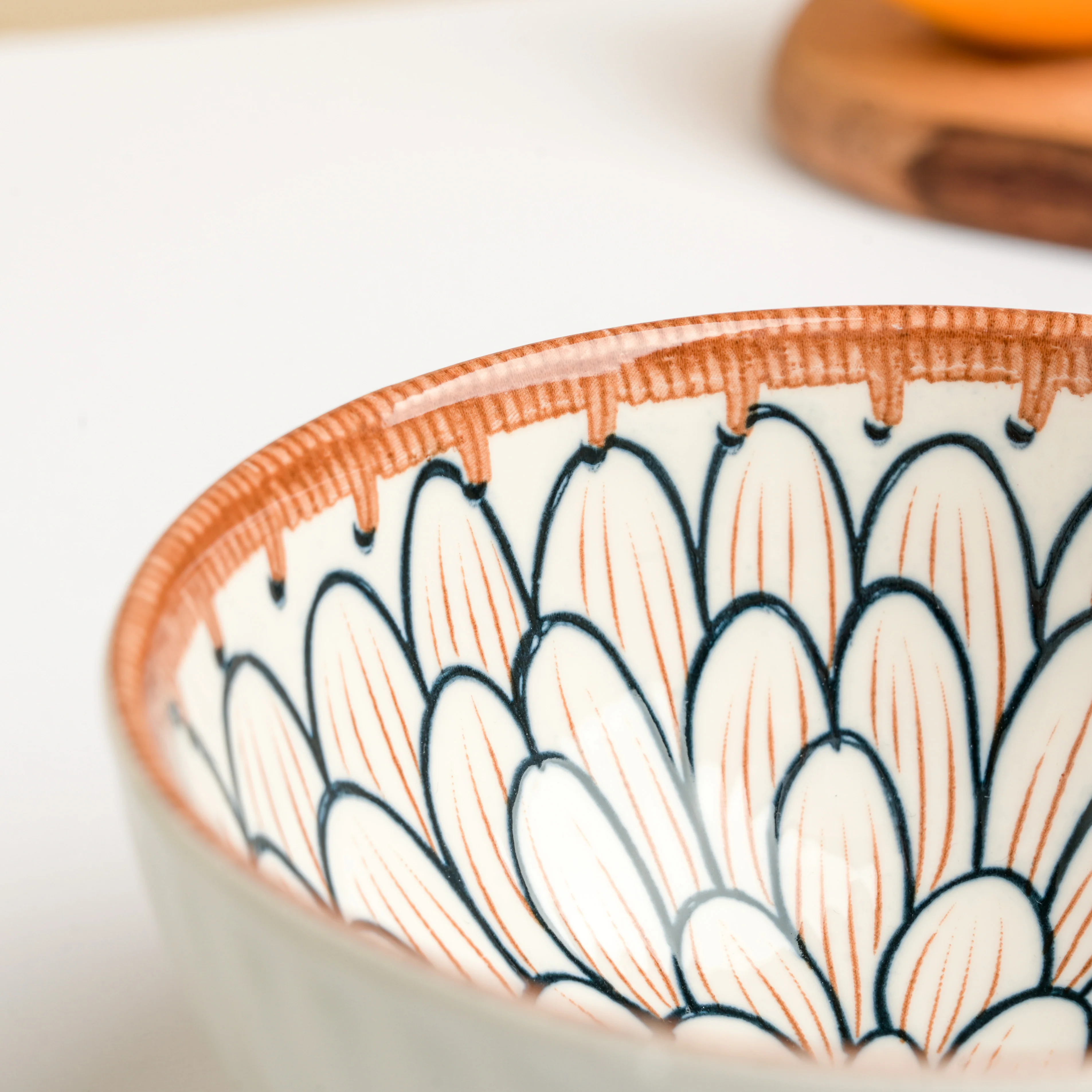 Abloom Ceramic Snack Bowl 4.5 Inch 250 ml - Image 8