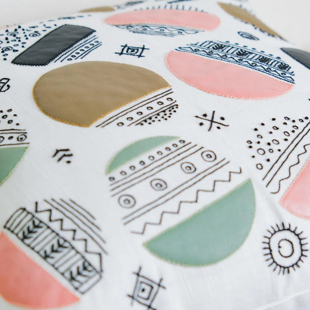 Abstract Circles Cushion Cover 16 inch - Image 4