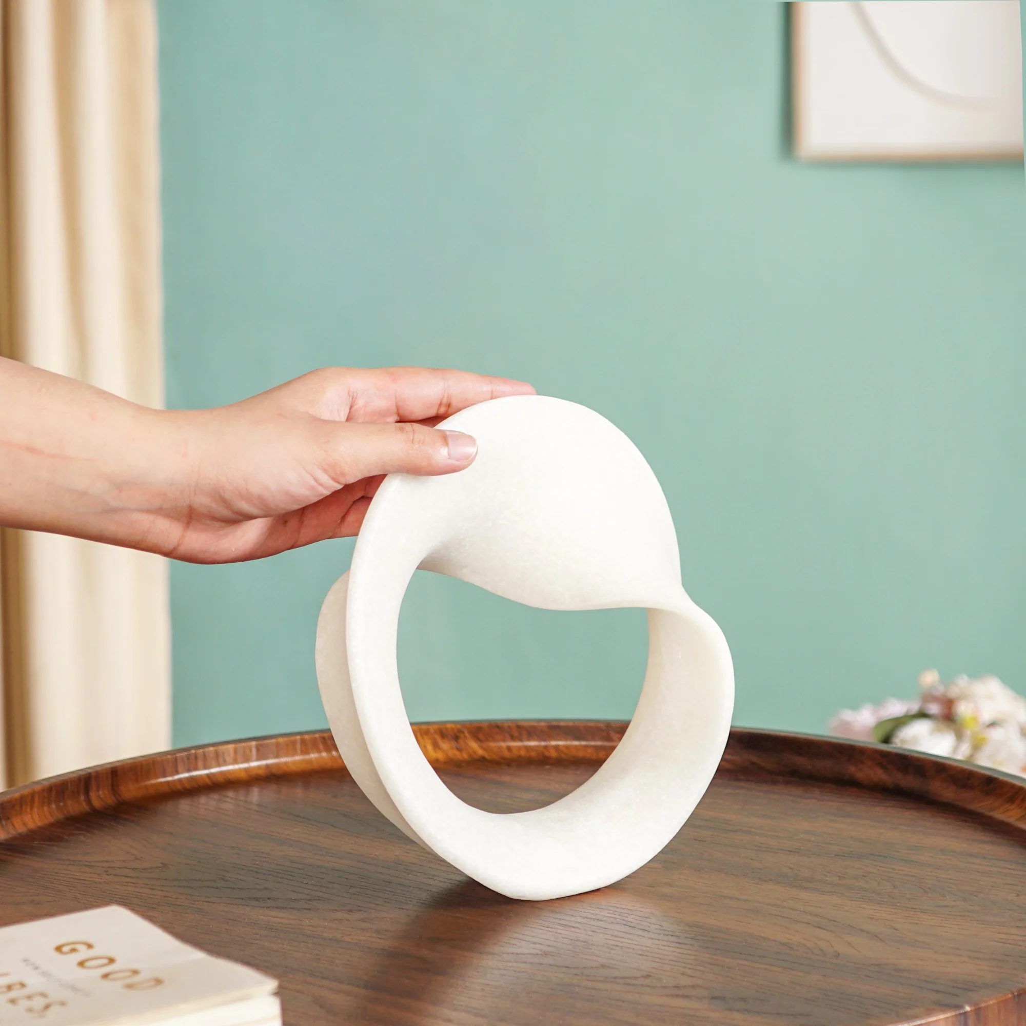 Abstract Swirl Tabletop Decor - Image 3