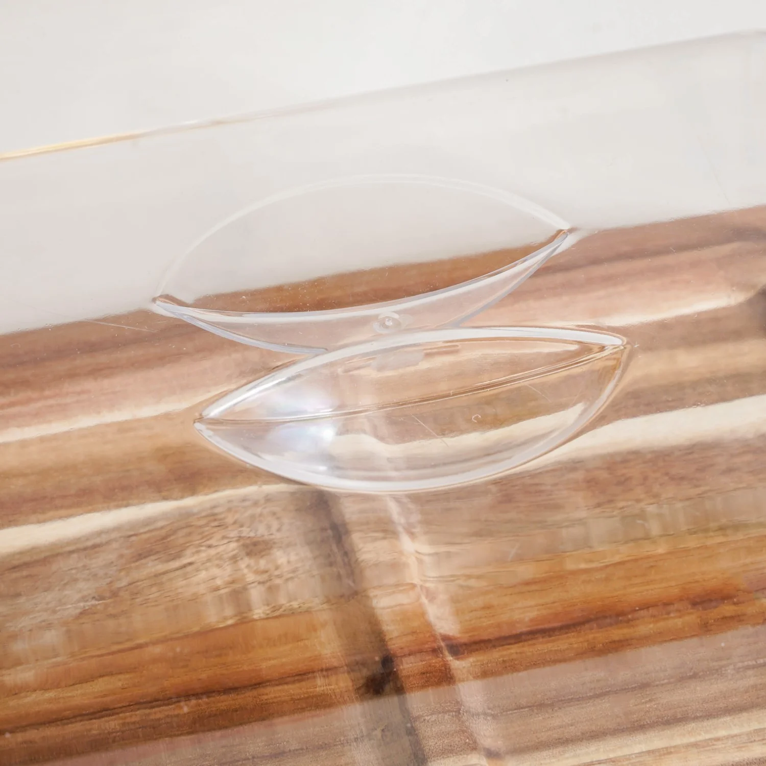 Acacia Wood Bread Box With Transparent Cloche 22cm - Image 8