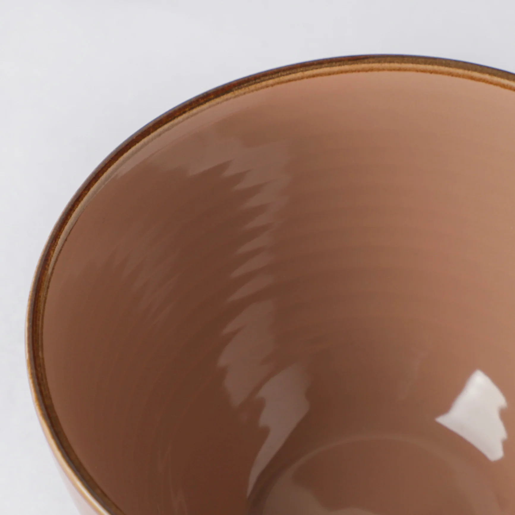 Adora Rimmed Glossy Soup Bowl Pink 550ml - Image 5