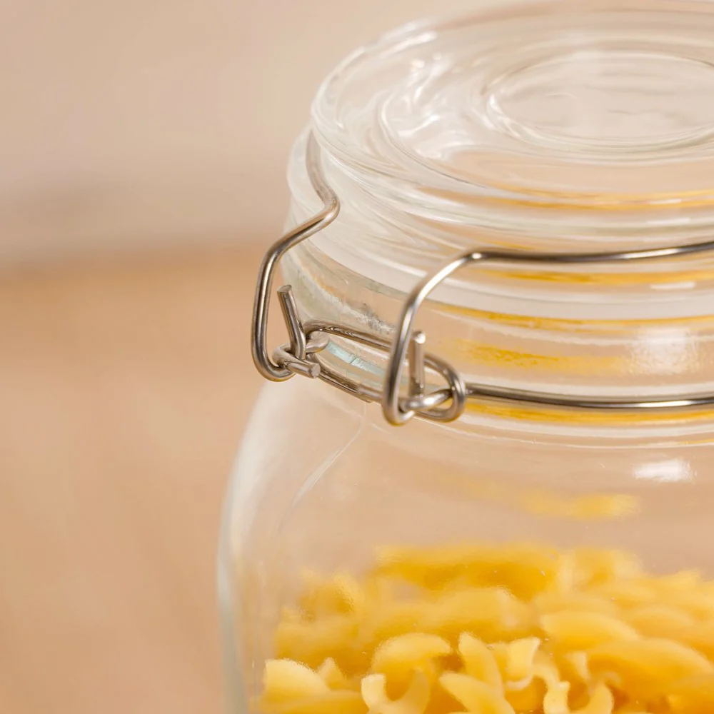 Airtight Glass Jars With Clip Lids Set Of 4 1000ml - Image 10