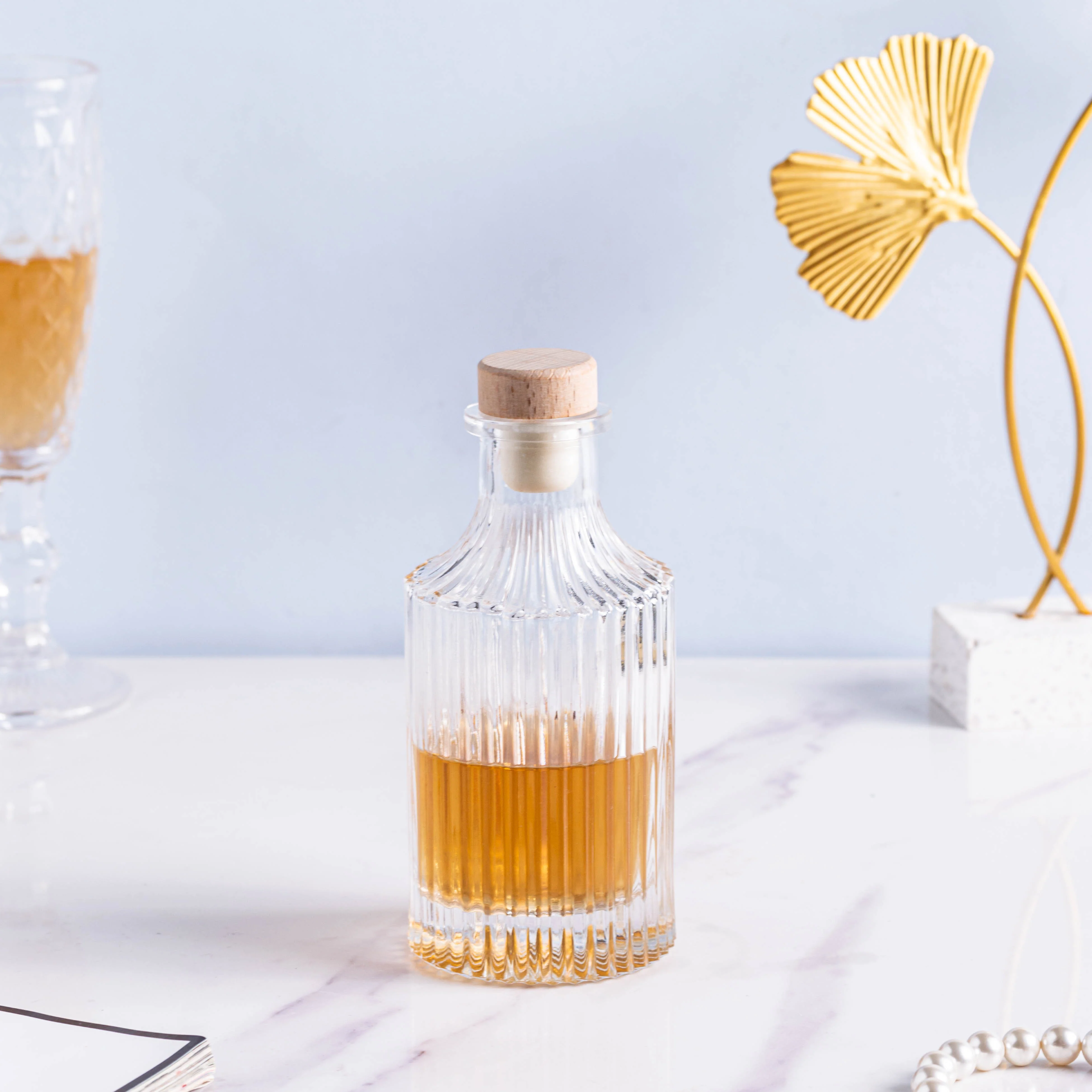 Airtight Wine Bottle with Cork - Image 8