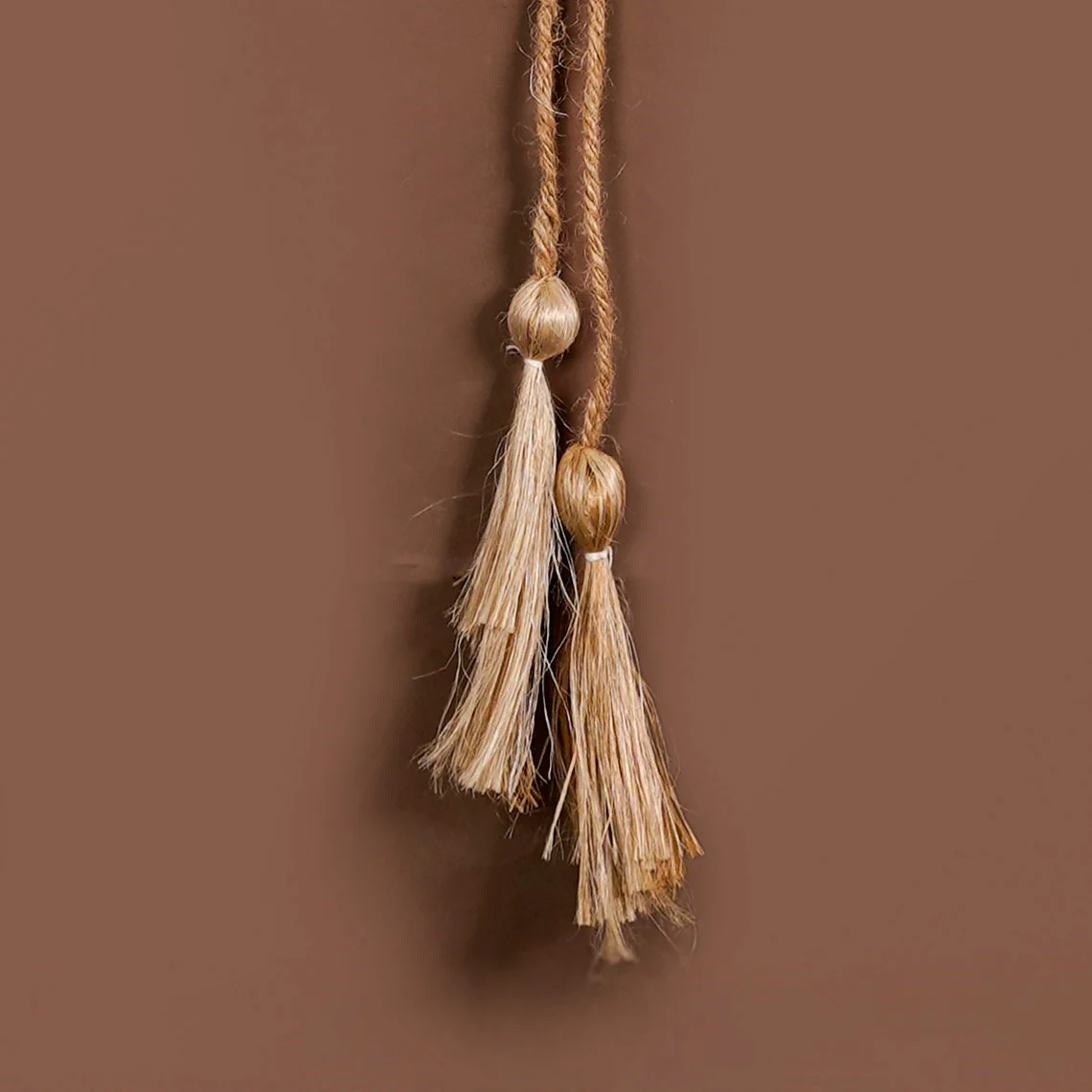 All Natural Wall Hanging With Sola Flowers And Dried Grass Set Of 2 - Image 5