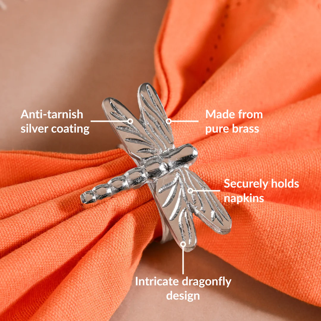 Arancia Table Linen Hamper With Set Of 6 Rings Napkins And Mats - Image 4