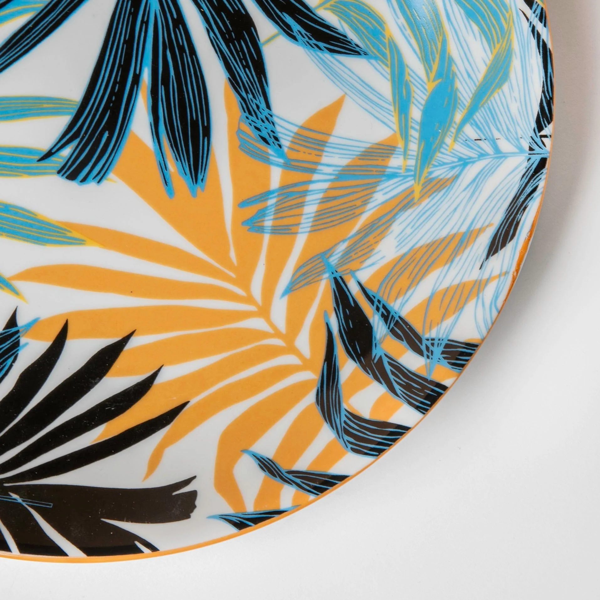 Areca Decal Ceramic Dinner Plate 10 Inch - Image 5