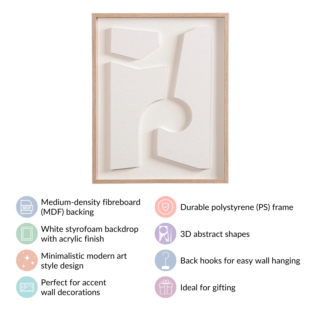 Art 3D Wall Decor With Frame 20x16 Inch - Image 5
