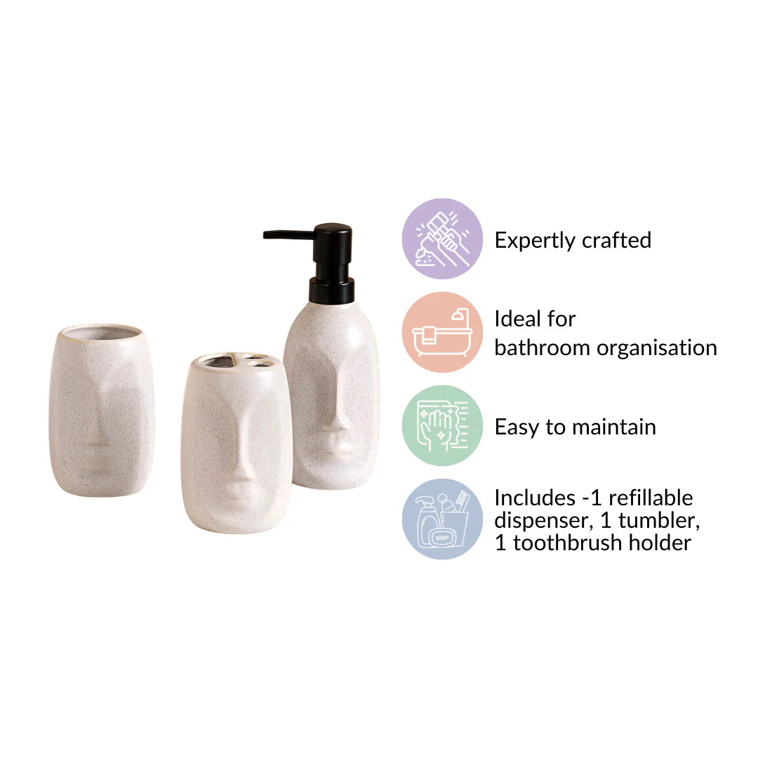 Art Face Bath Set Of 3 - Image 4