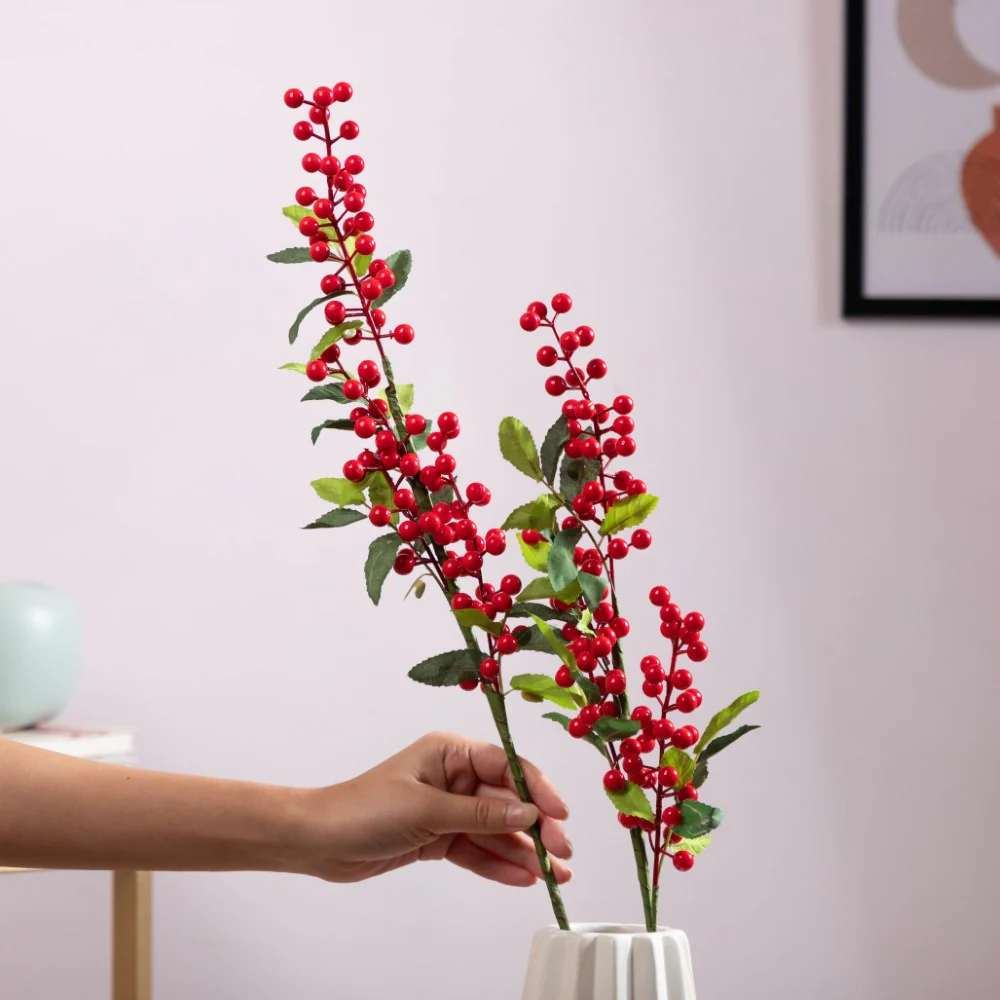Artificial Berry Stem Set Of 2 - Image 2