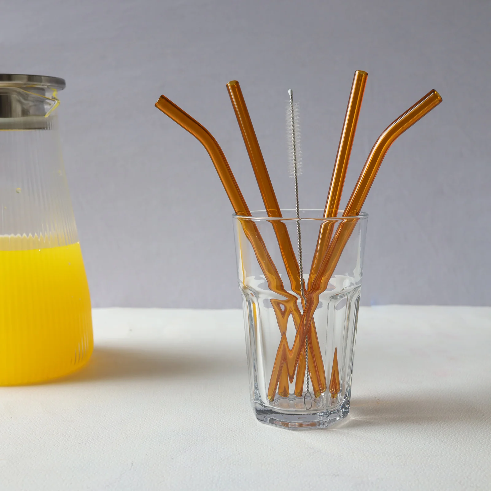 Assorted Glass Straw Set of 4 - Image 5