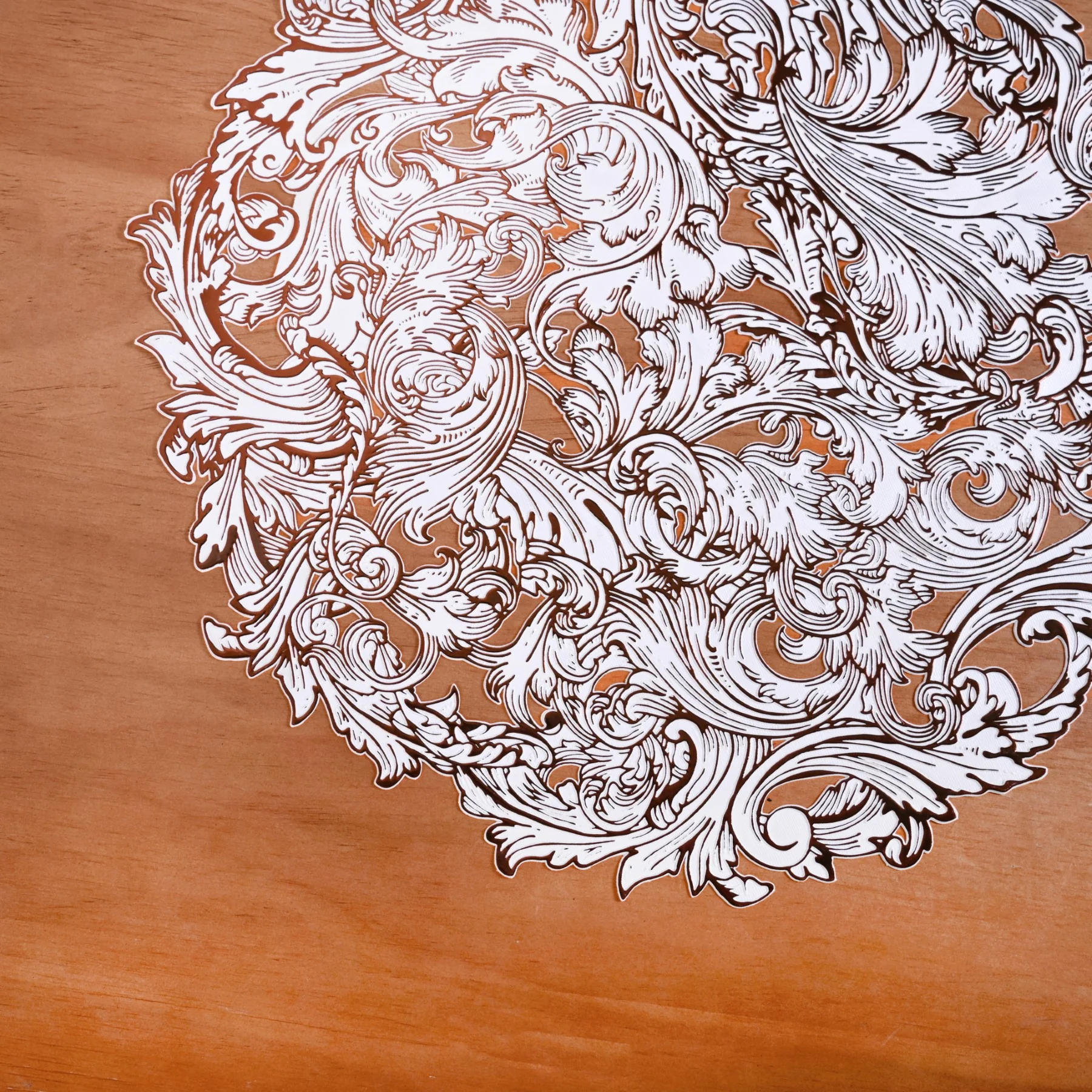 Auburn Luxe Round Tablemat Set Of 6 - Image 6