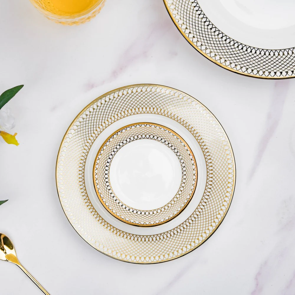 Aurelea 27 Piece Dinner Set For 6 - Image 10