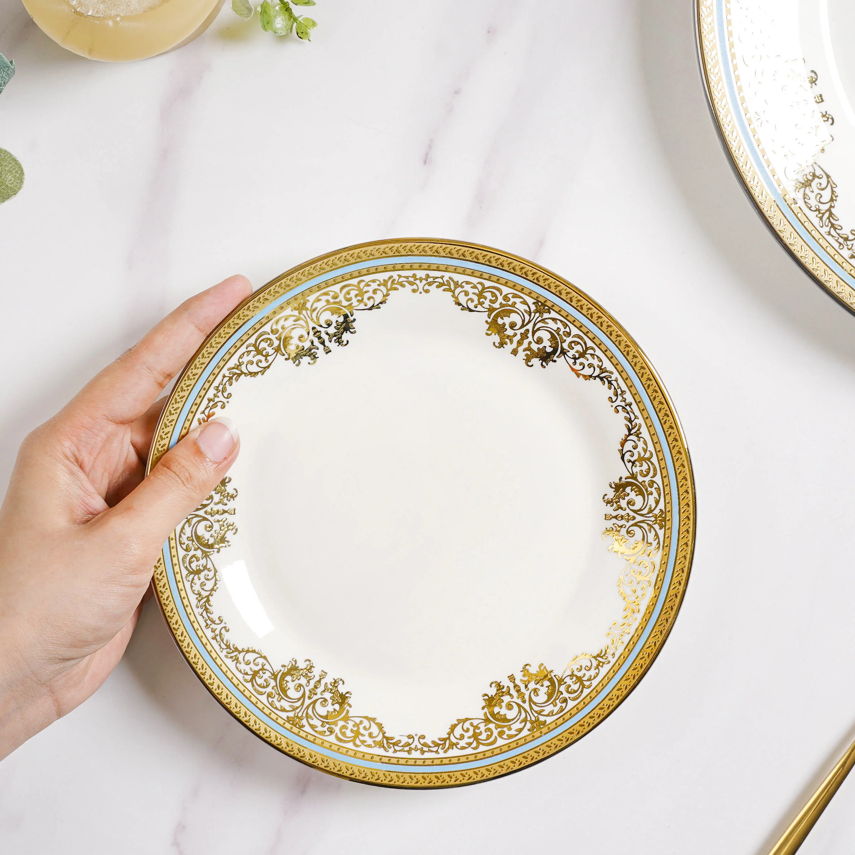 Aurelea Floral Salad Plate - Image 3