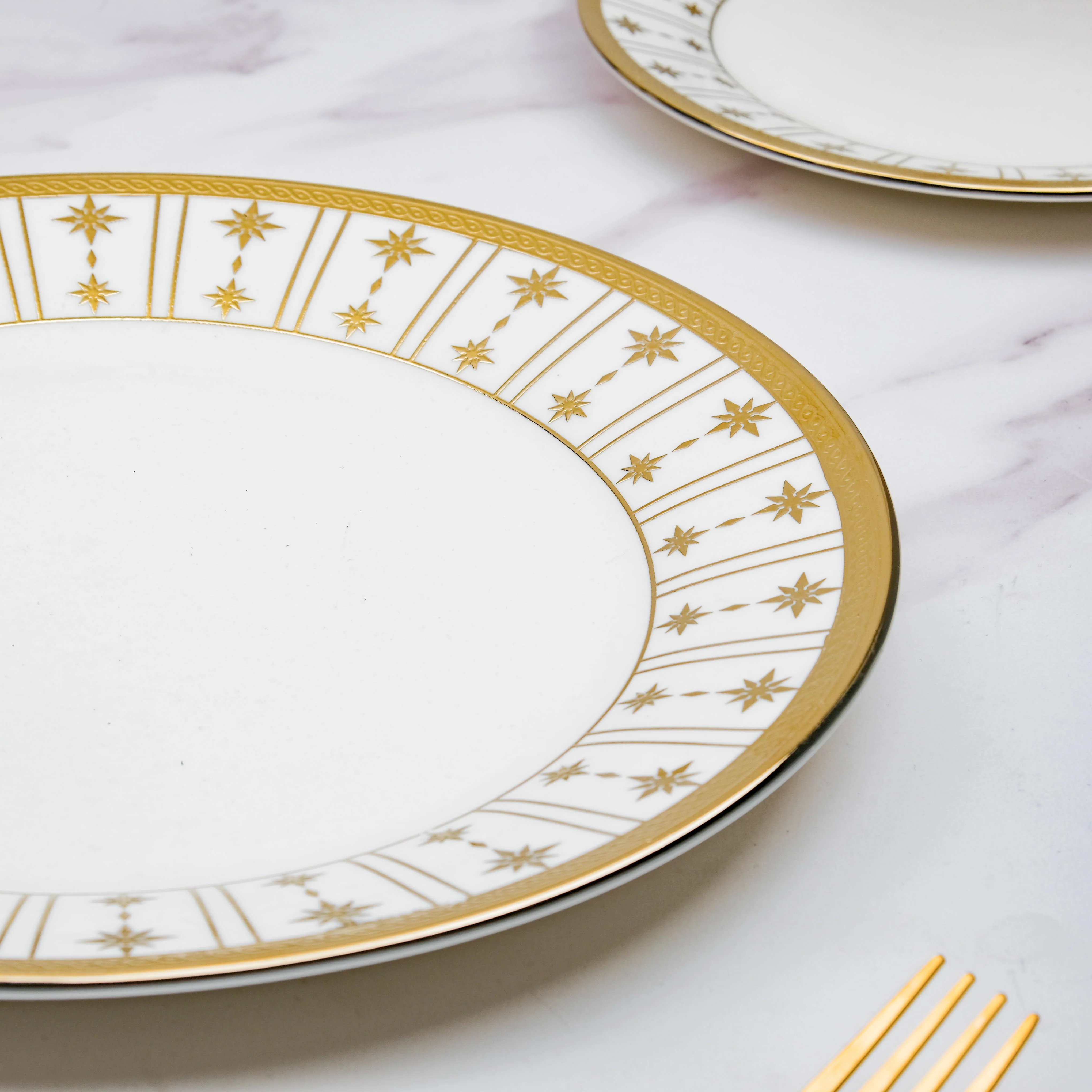 Aurelea Striped Dinner Plate - Image 6