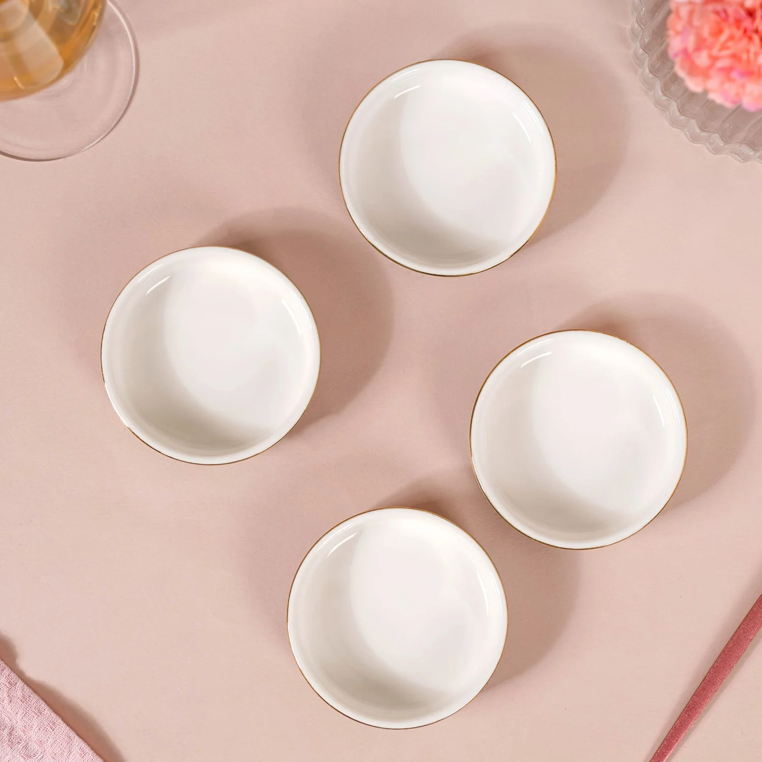 Azo Grey Dessert Plate Set Of 4 - Image 9
