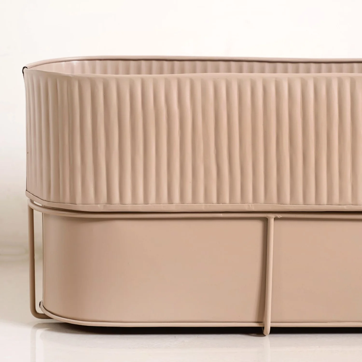Balcony Box Planter With Stand Taupe - Image 8