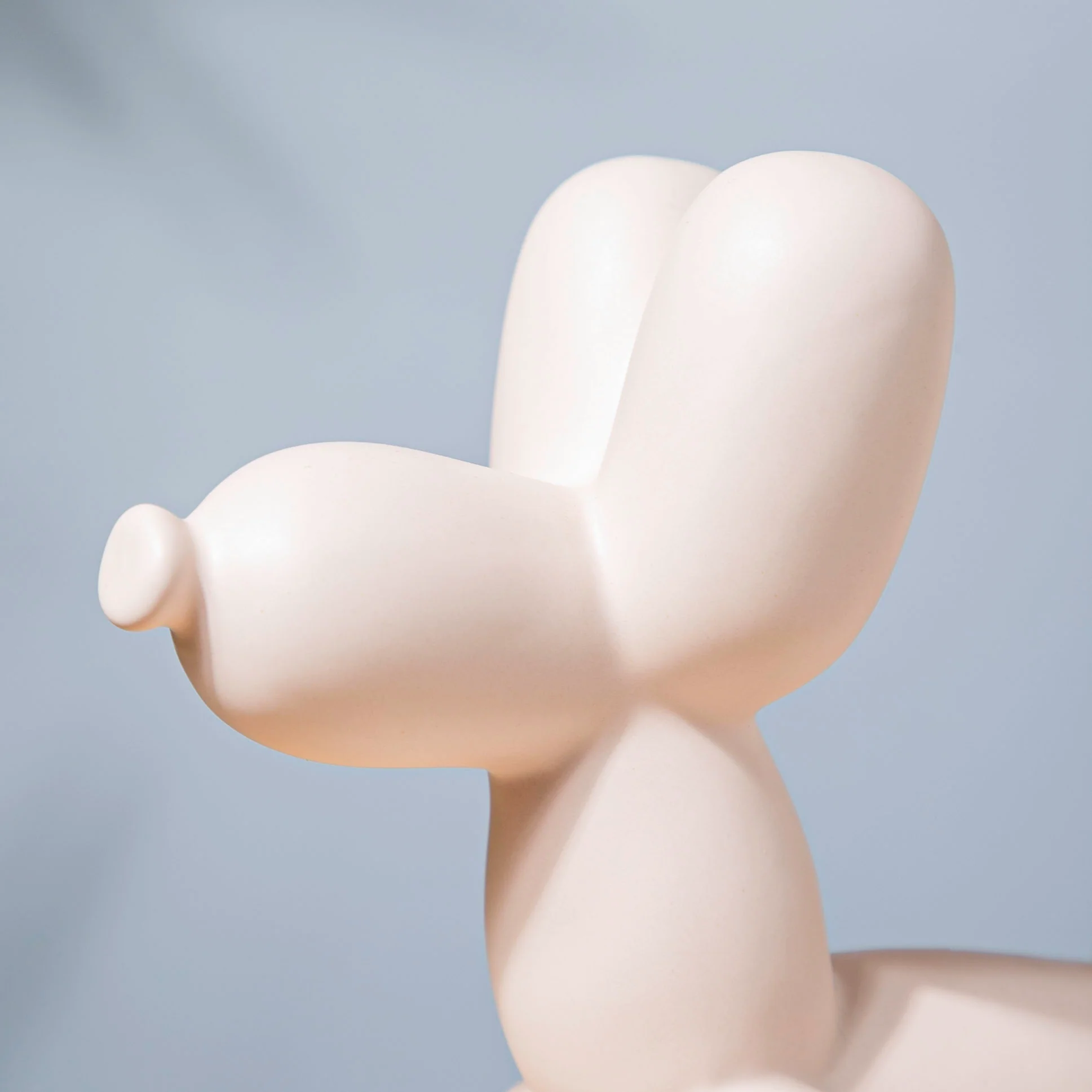 Balloon Dog Ceramic Showpiece Off White - Image 4
