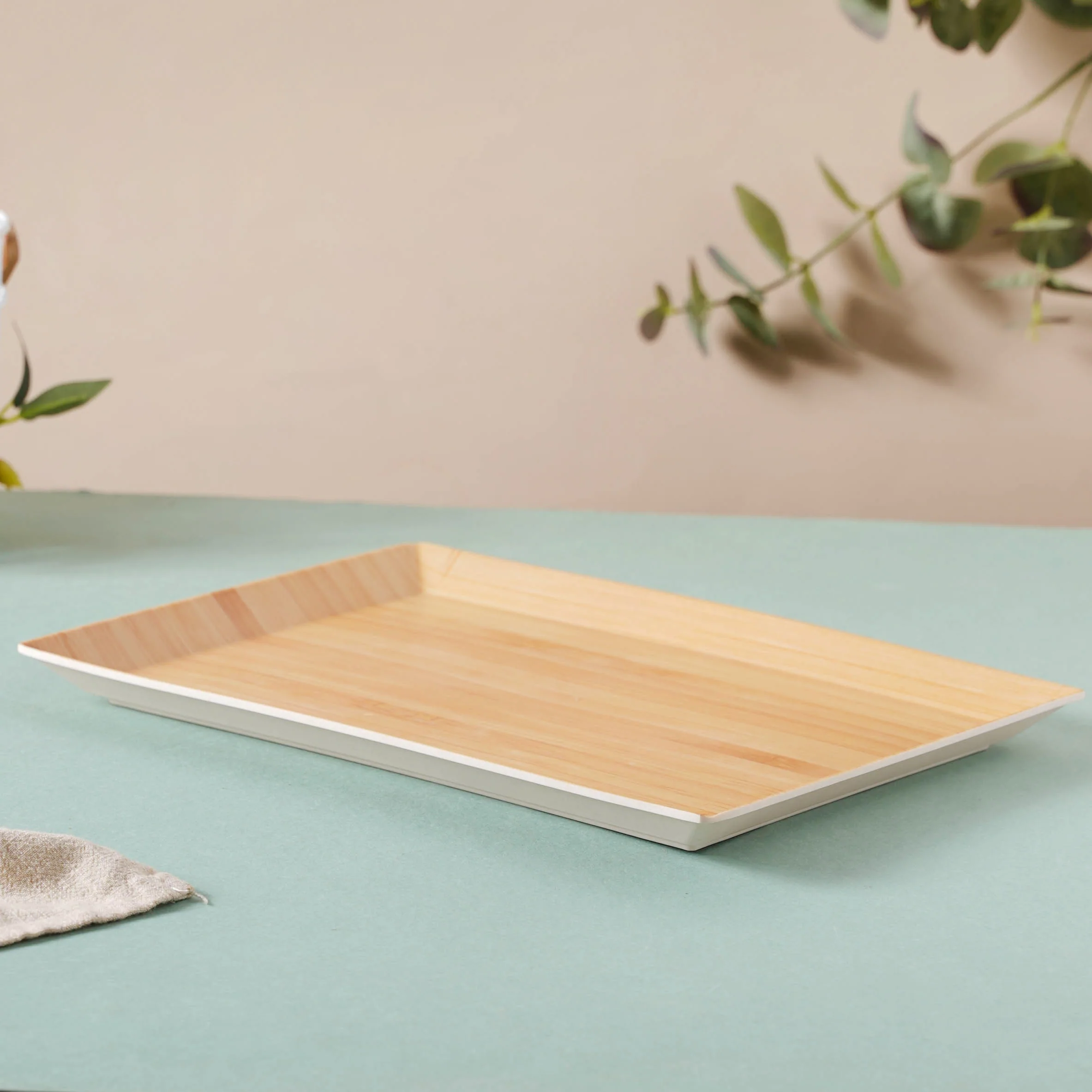 Bamboo Wooden Pattern Tray - Image 5