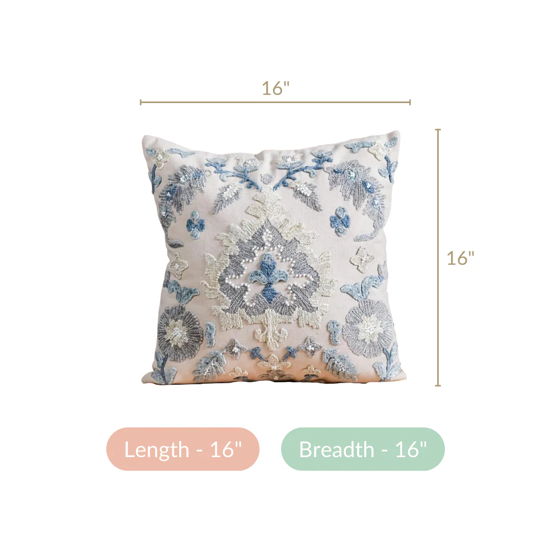 Baroque Cushion Cover For Home Decor 16x16 Inch - Image 7