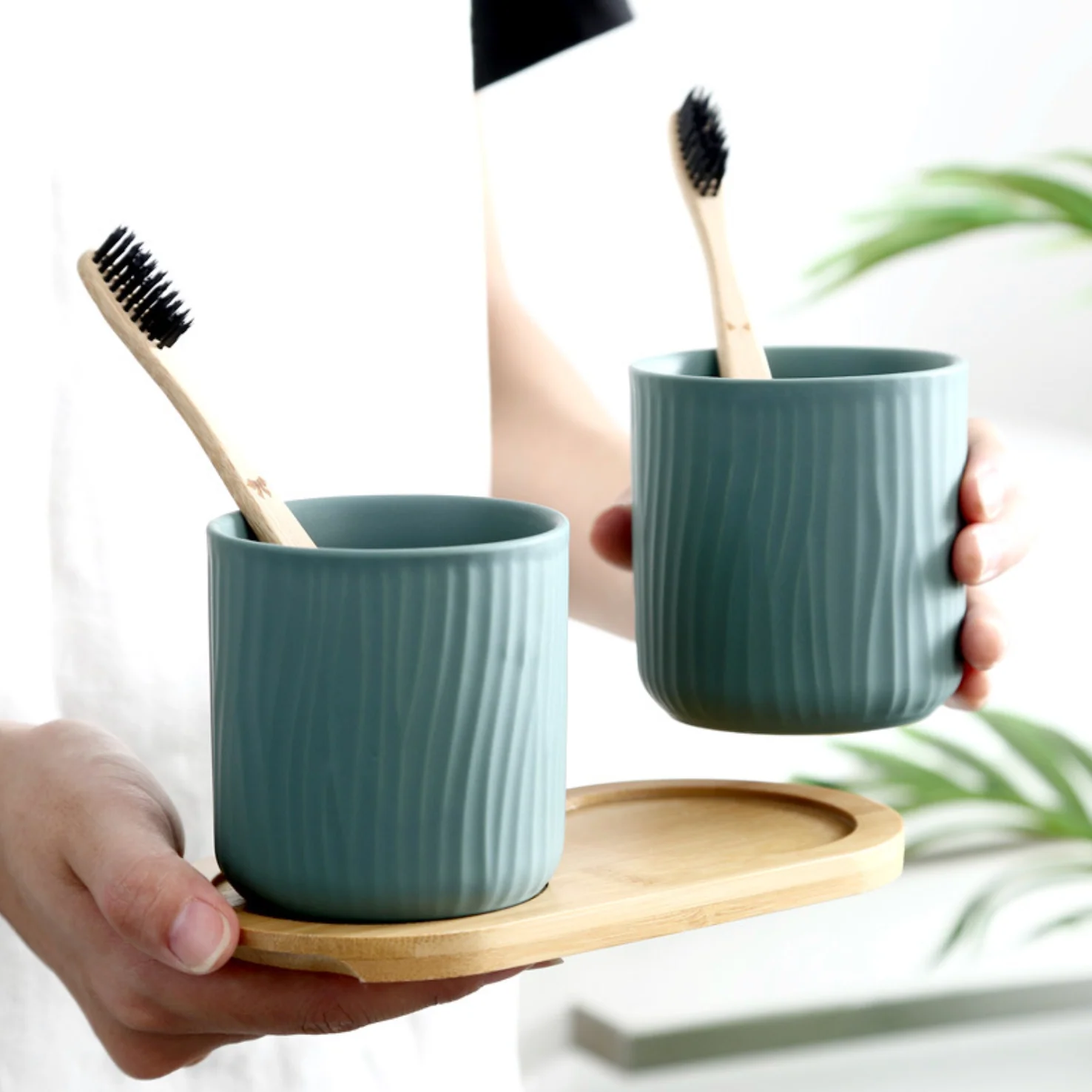 Bath Holder Set of 2 Green - Image 2