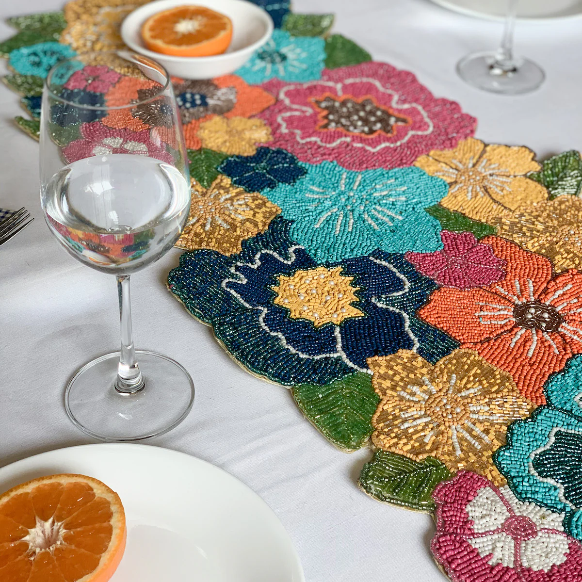 BEADS Floral Runner - Colourful - Image 2