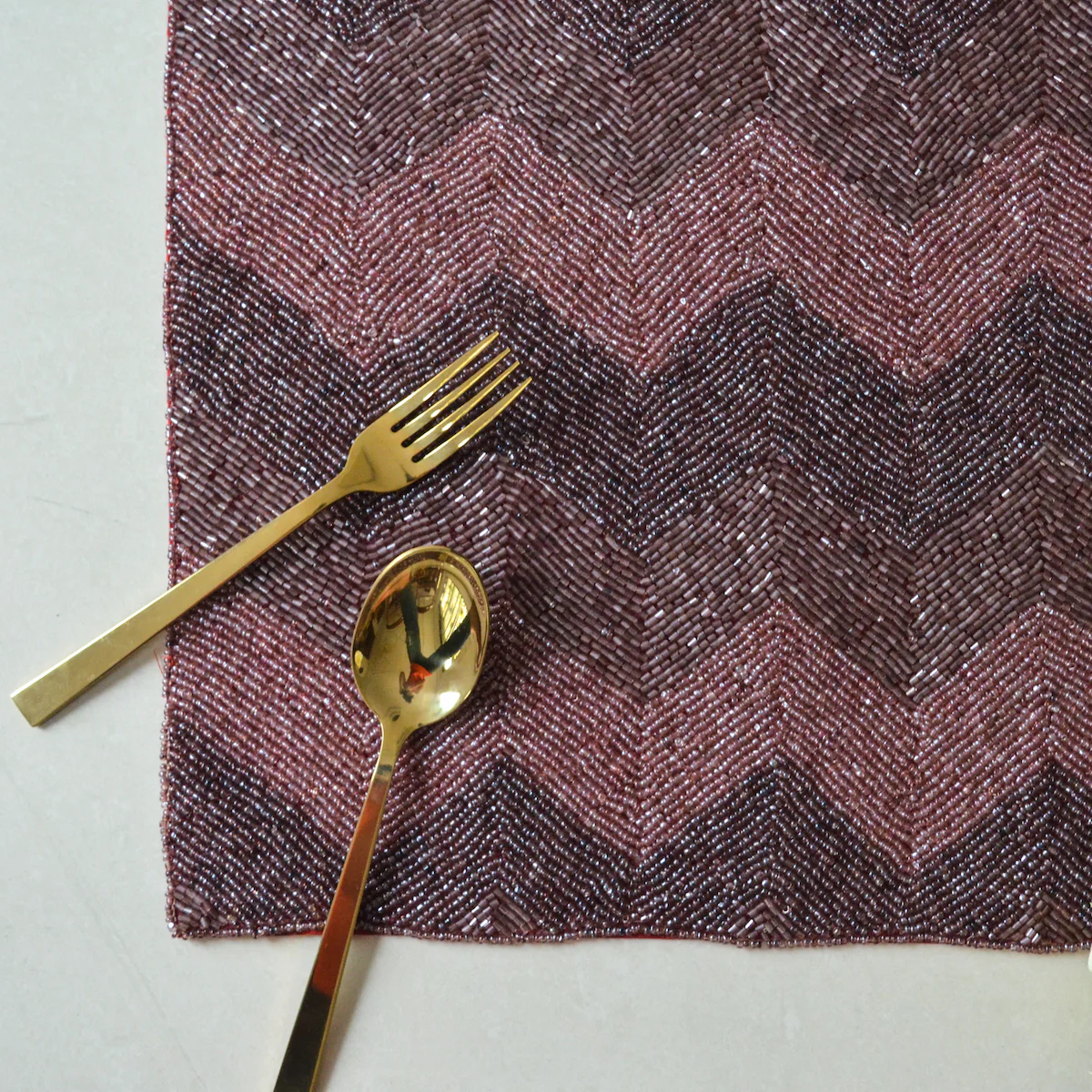 Beads Pink Square Mat - Image 3