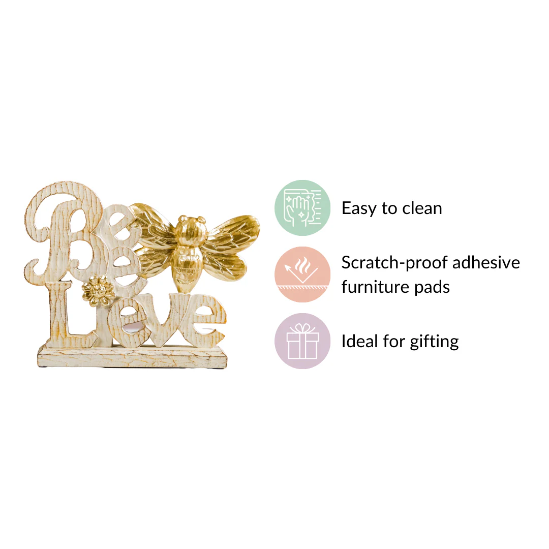 Bee-Lieve Home Letter Decor Object - Image 5