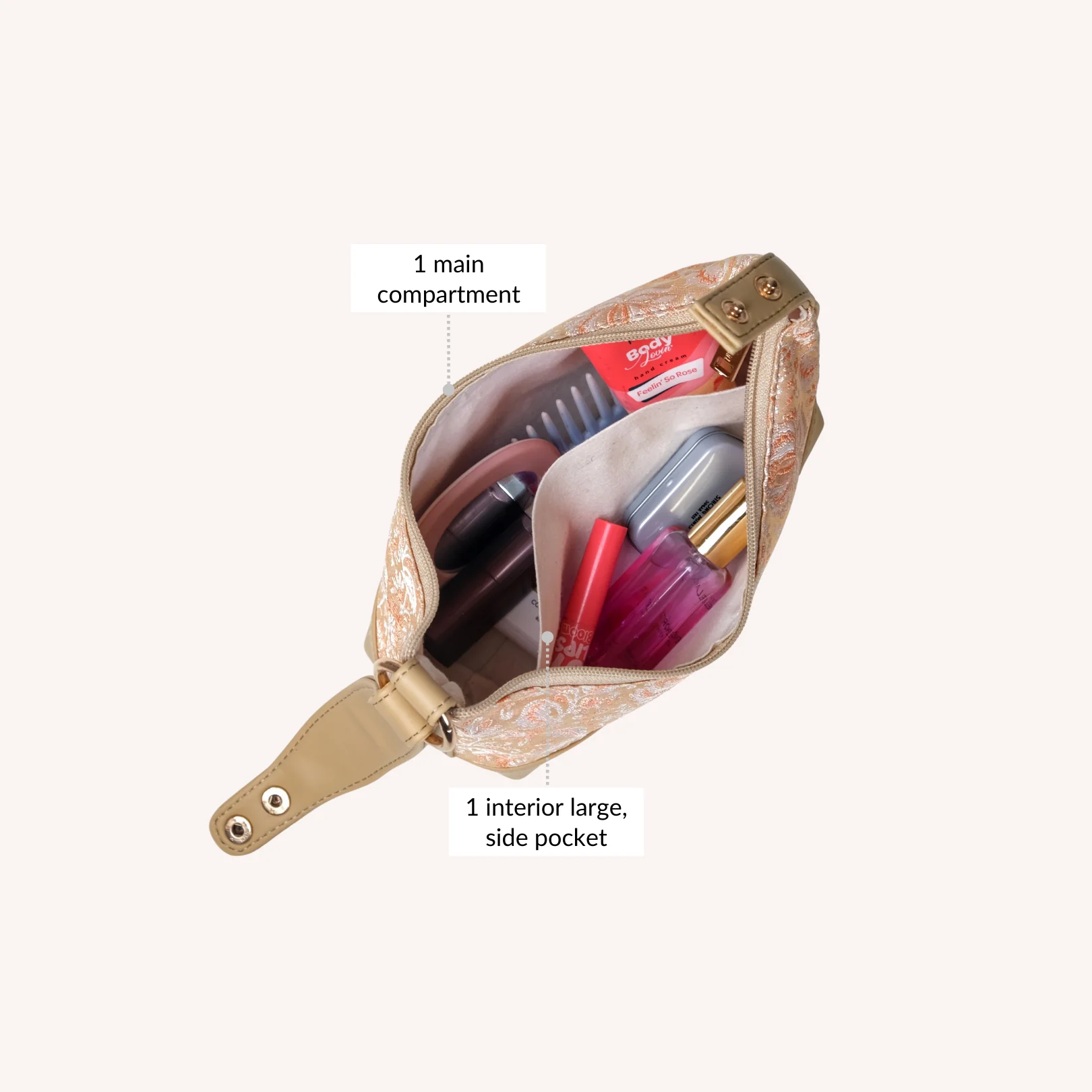 Beige Eden Handbag - Image 7