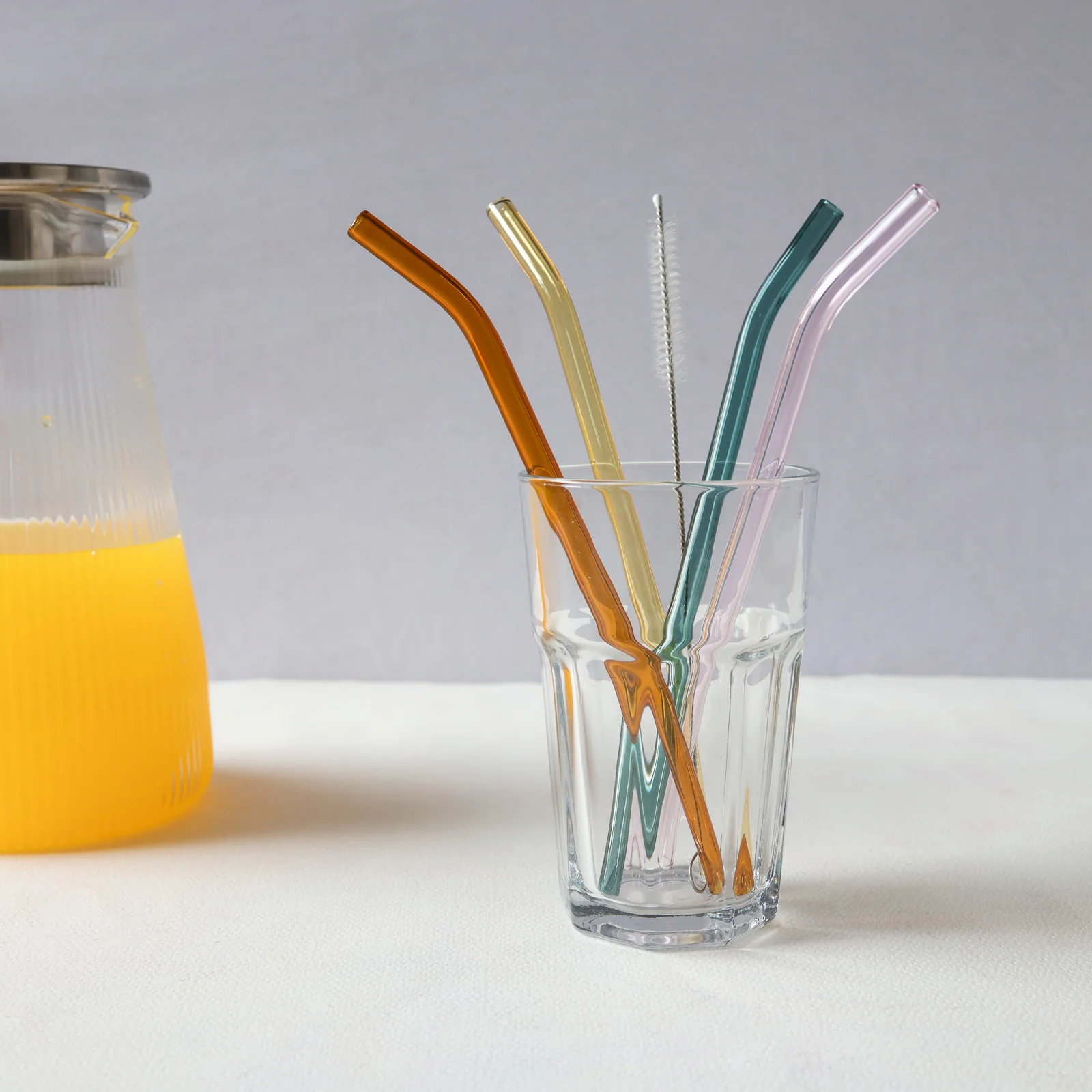 Bent Glass Straw Set of 4 - Image 15
