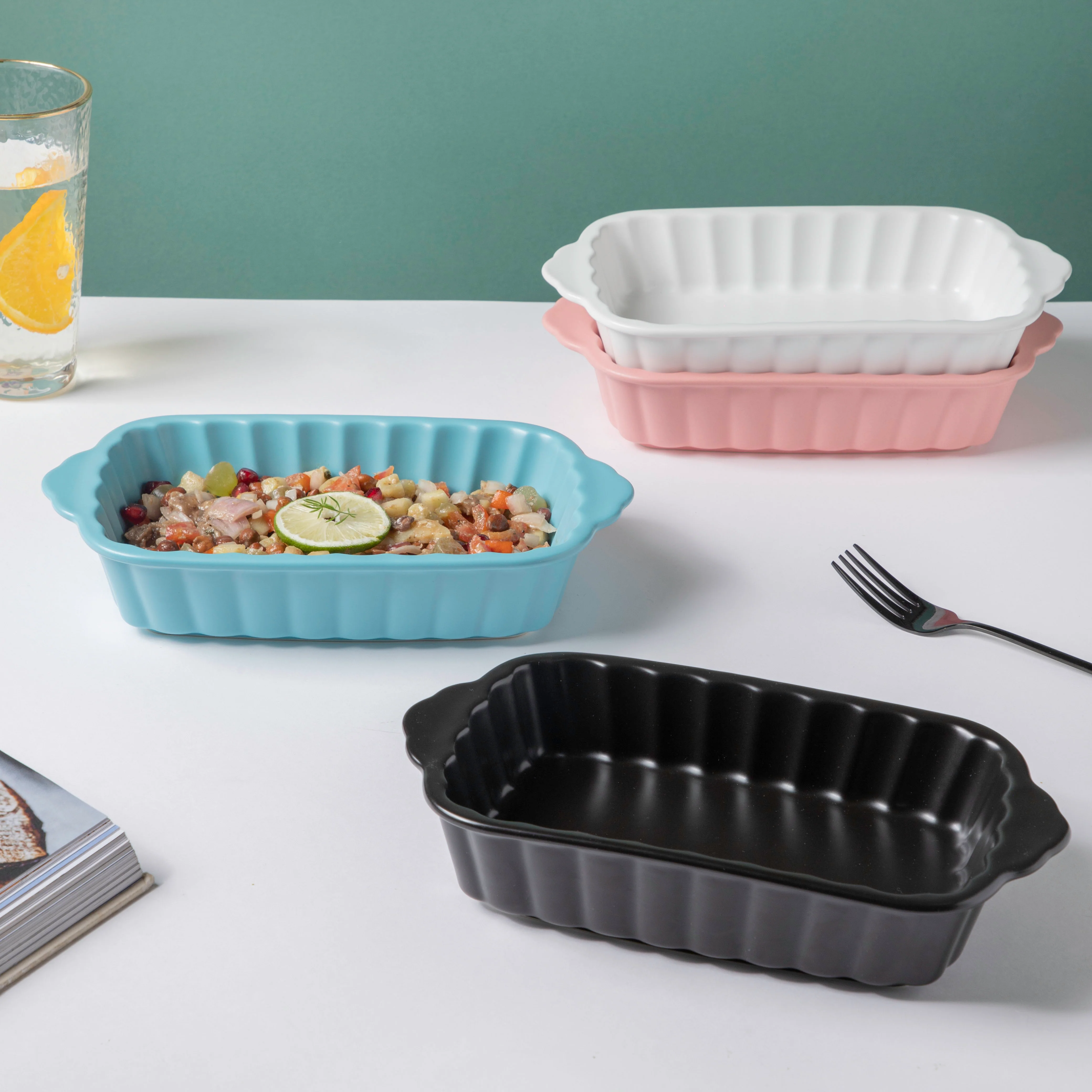 Black Berry Textured Baking Tray 7 Inch - Image 6