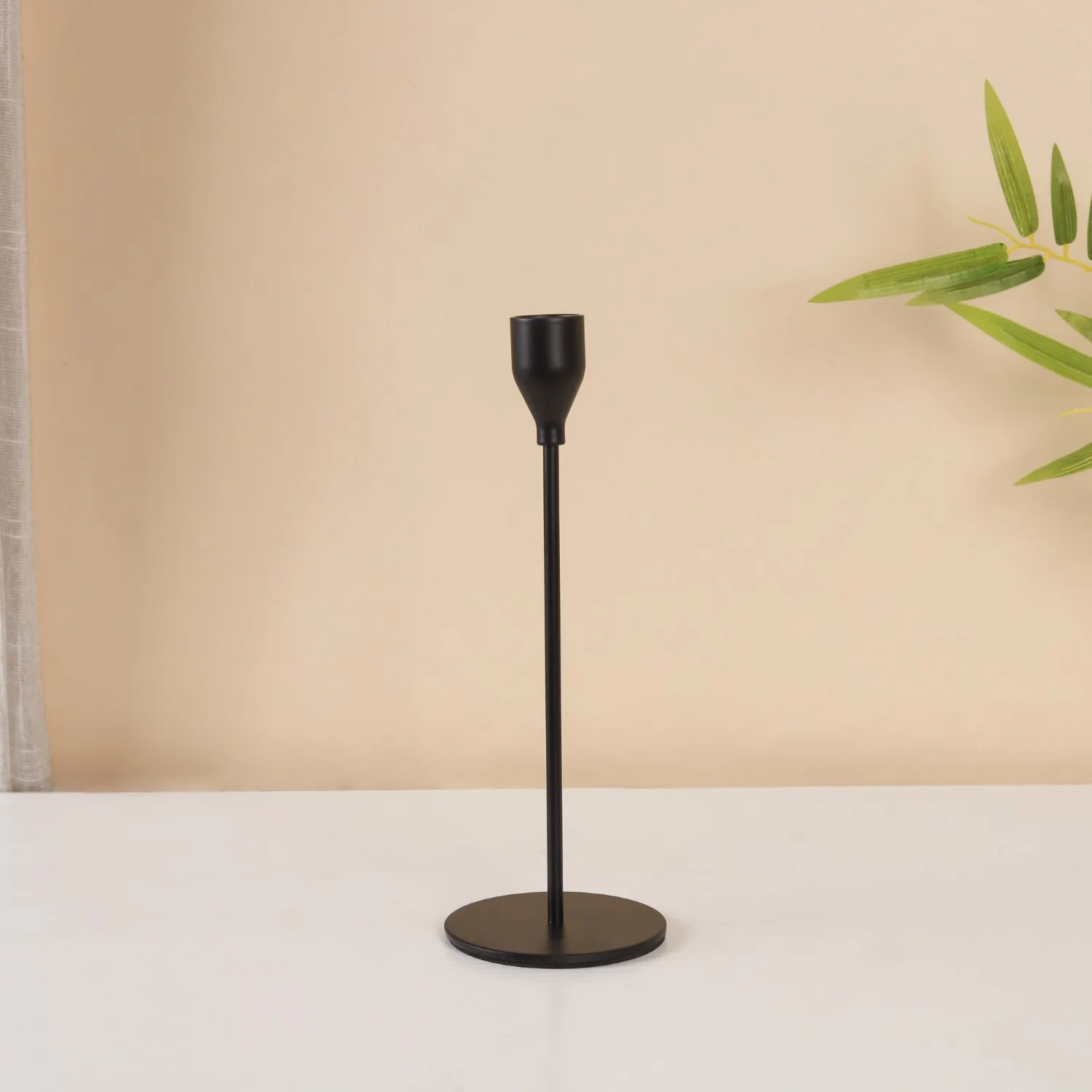 Black Glossy Candle Stand - Image 5