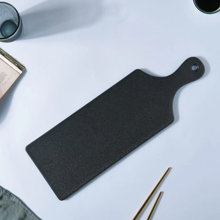 Black Long Serving Platter With Handle - Image 4