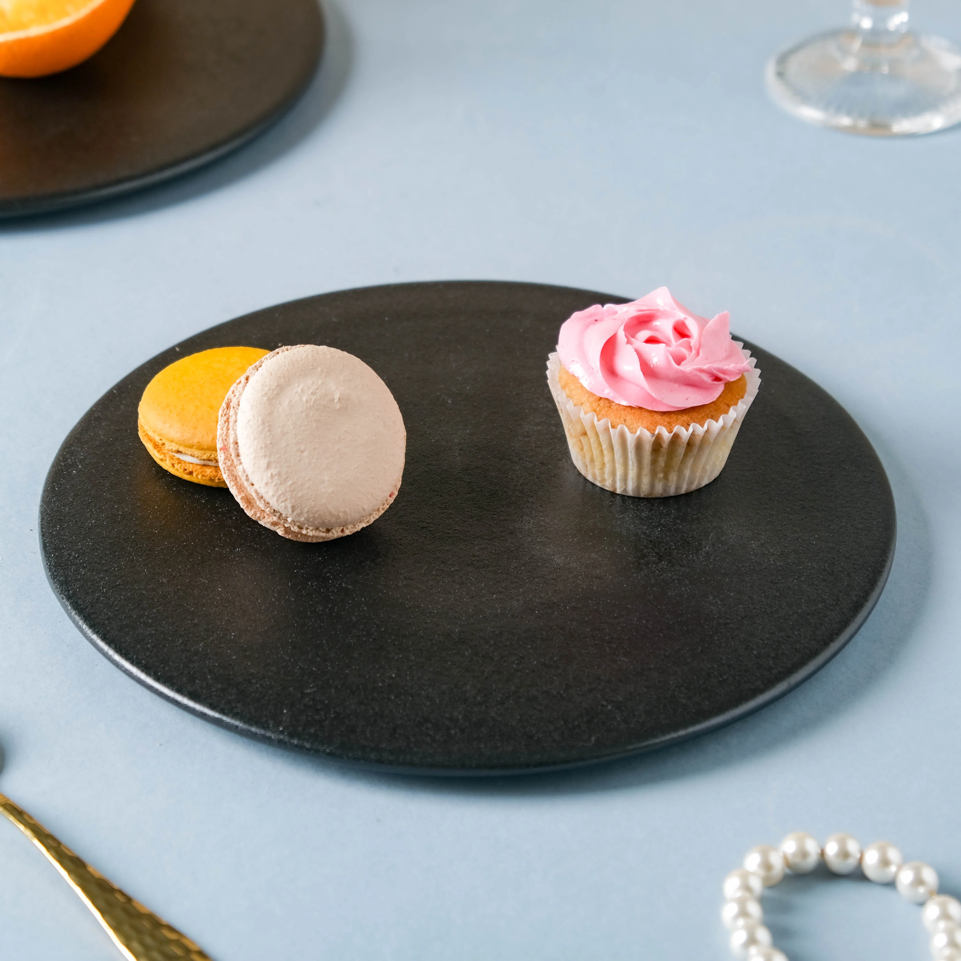 Black Round Cheese Board - Image 3