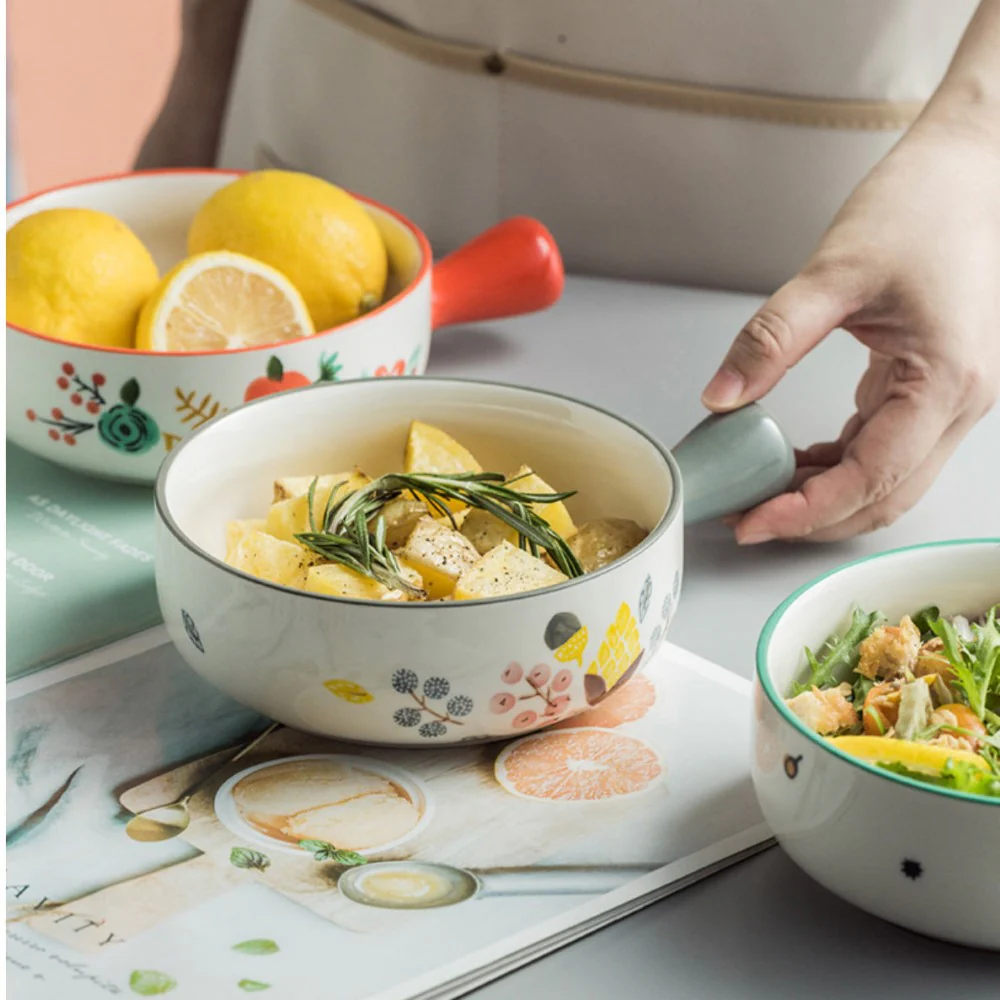 Bloom Bowl With Handle - Image 3
